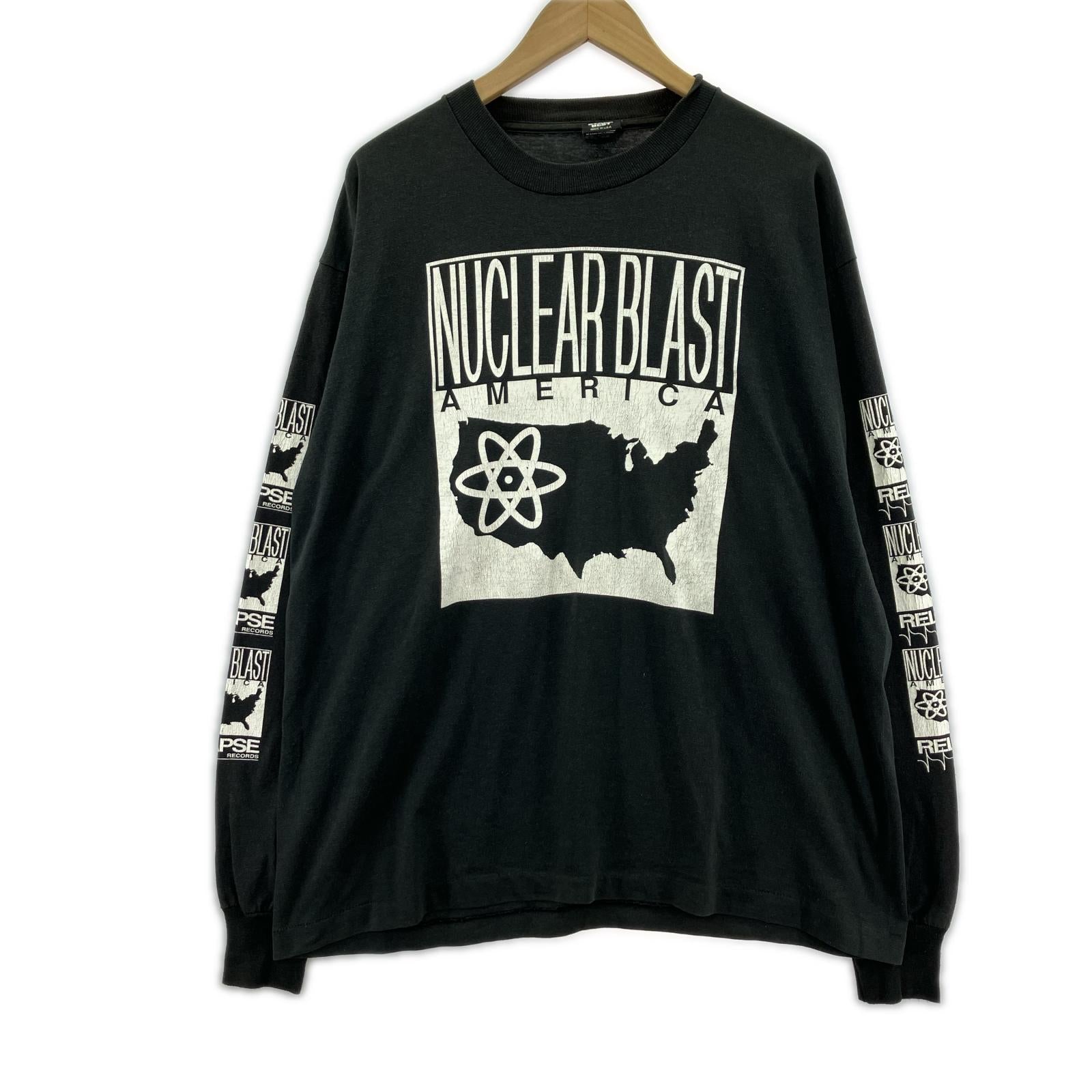 長袖Ｔシャツ NUCLEAR BLAST RECORDS（XL) ブラック