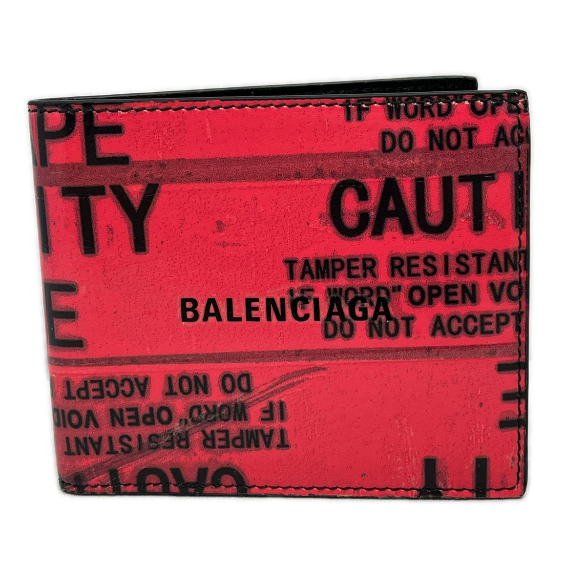 Balenciaga TAPE TYPE スクエア コンパクトウォレット 赤