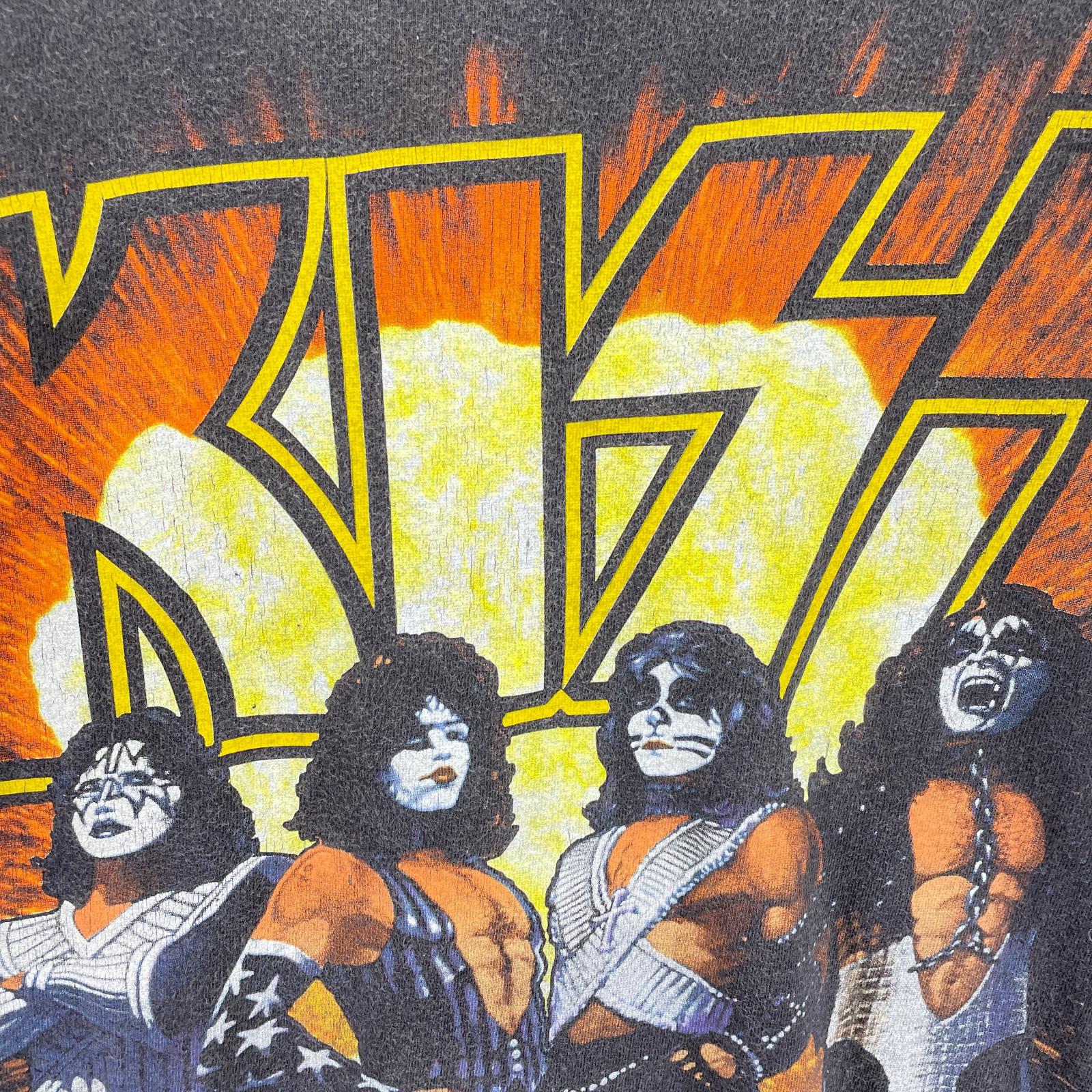 半袖Ｔシャツ 90s KISS ALIVE WORLD WIDE 96-97 Tシャツ(L) L ブラック