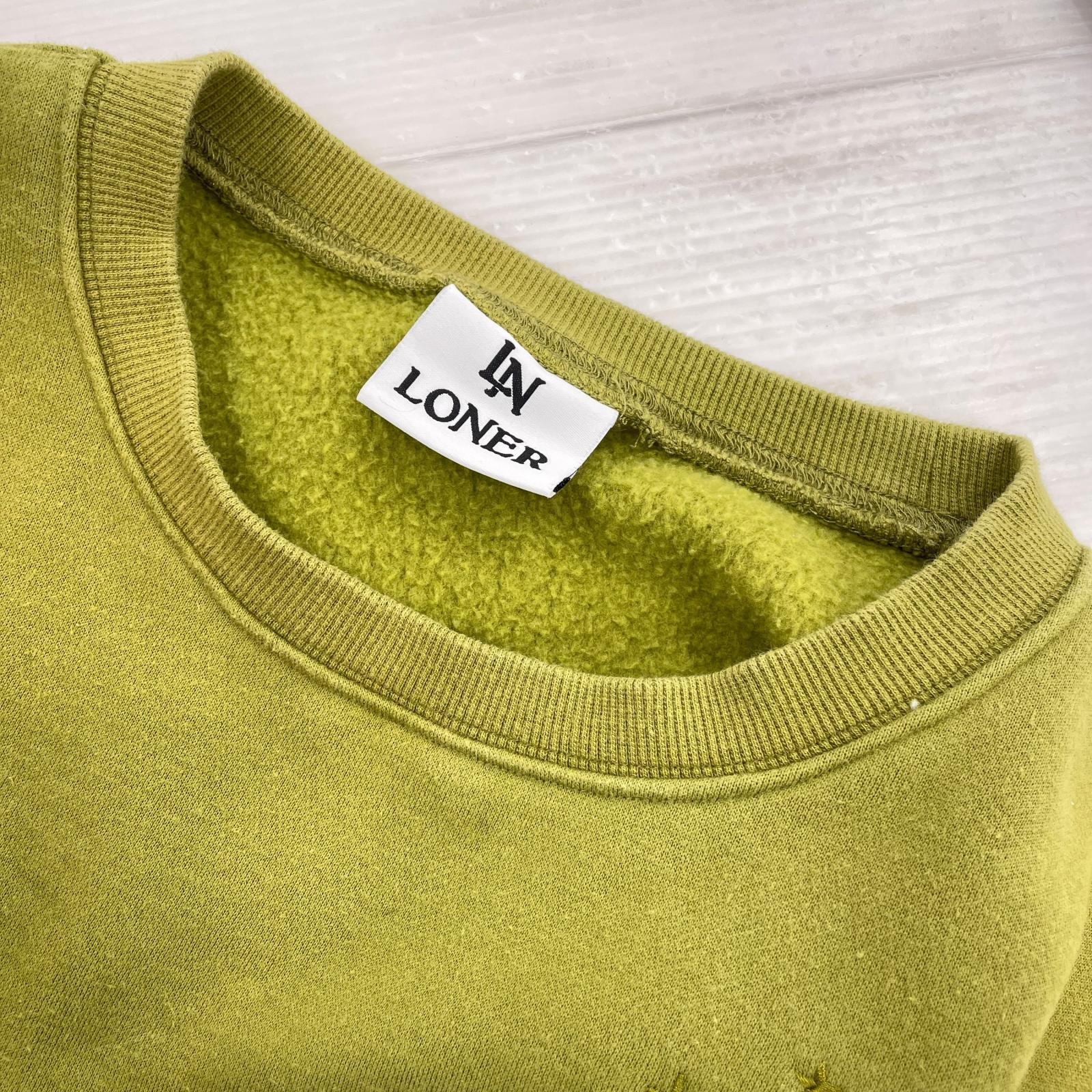 スウェット LN LONER LN PLUSH CREW グリーン　XL グリーン
