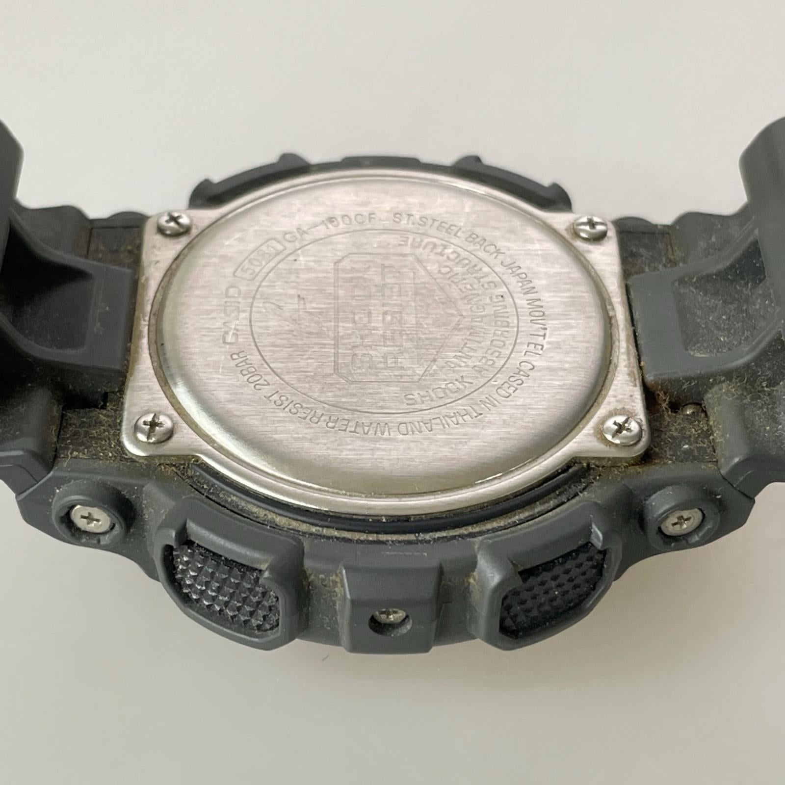 腕時計 GA-100CF ｸｫｰﾂ 腕時計 ブラック