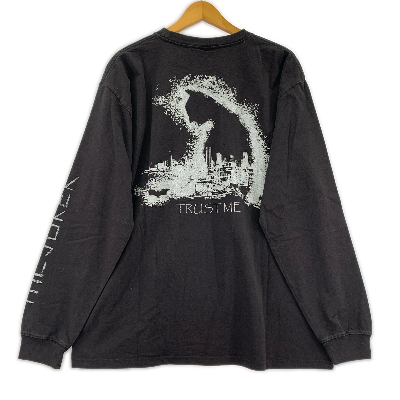長袖Ｔシャツ THE DARK KNIGHT ブラック (M) M グレー