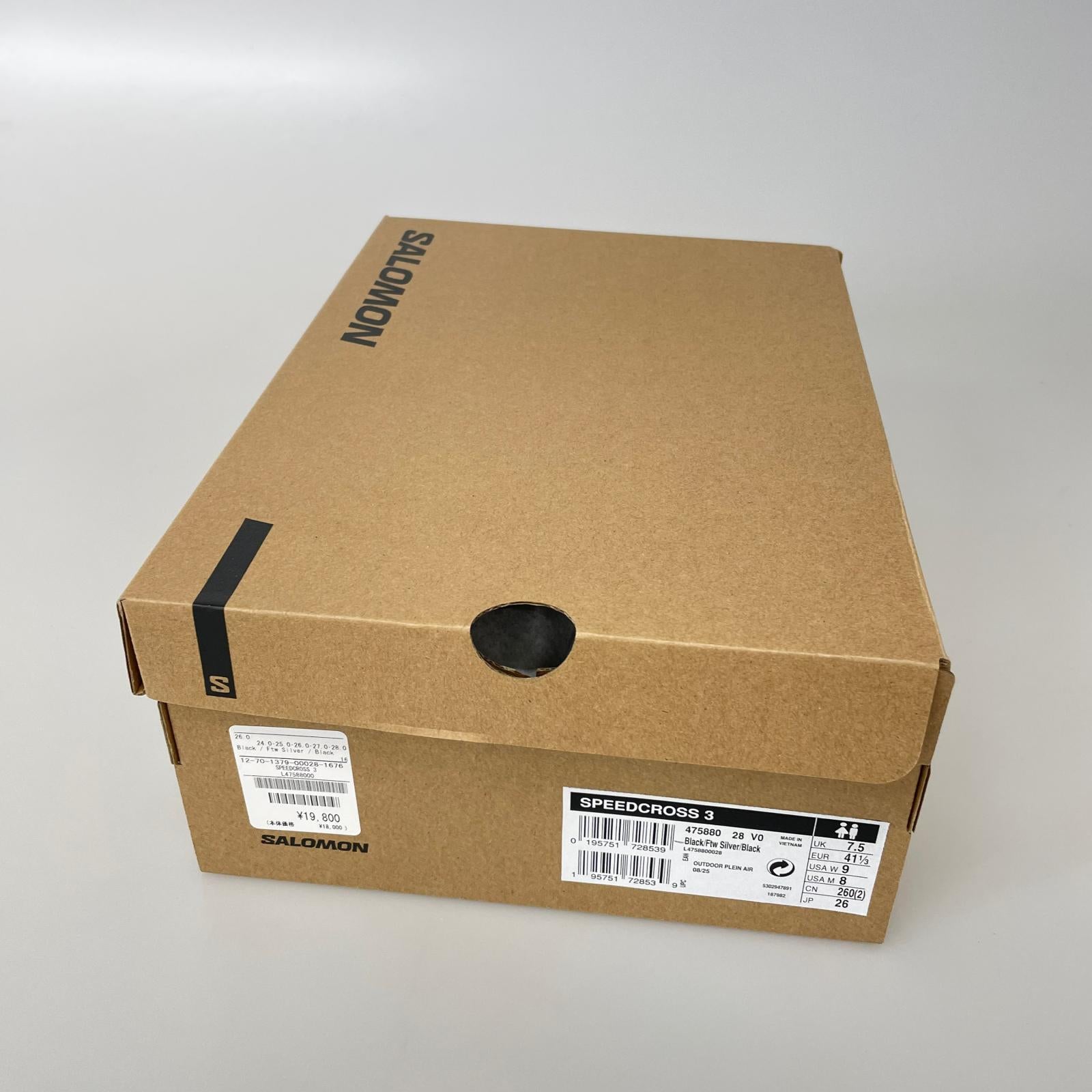 スニーカー SPEEDCROSS 3 ブラック (26cm) 26cm (US8 UK7 1/2 EU42) ブラック