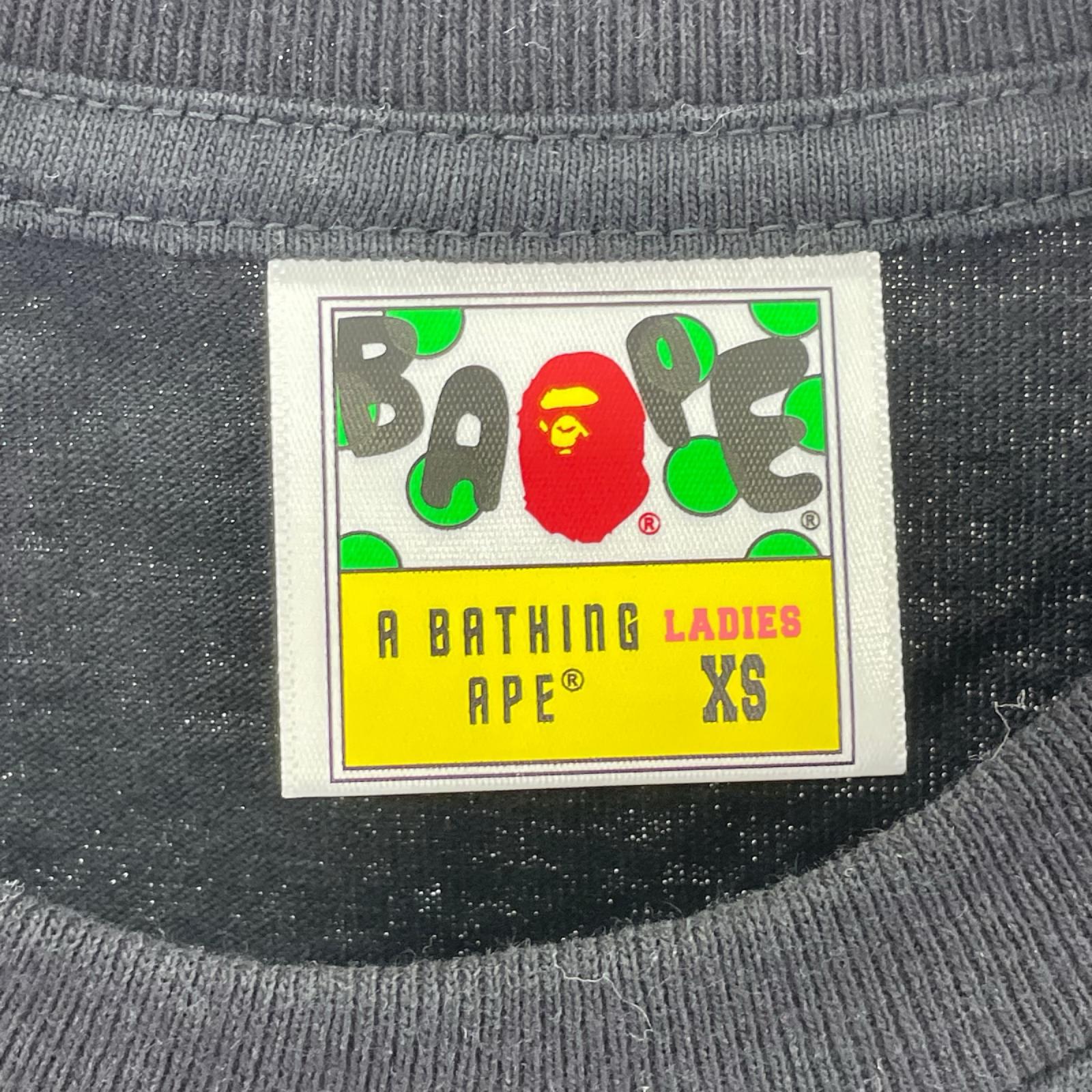 半袖Ｔシャツ COLOR DENIM BIG APE HEAD ブラック