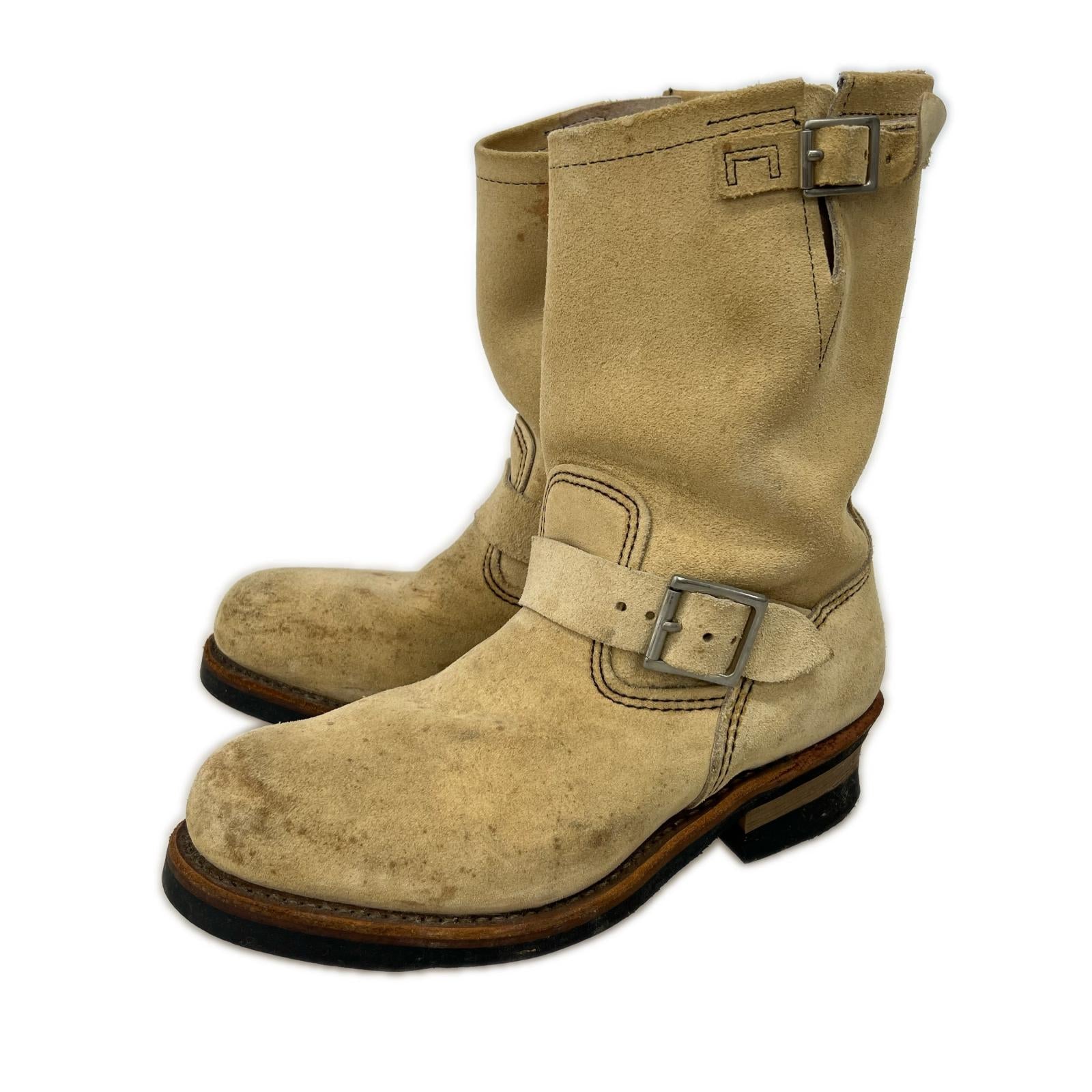 ブーツ 8268 ENGINEER BOOTS（26.0） 26cm (US8 UK7 1/2 EU42) ベージュ