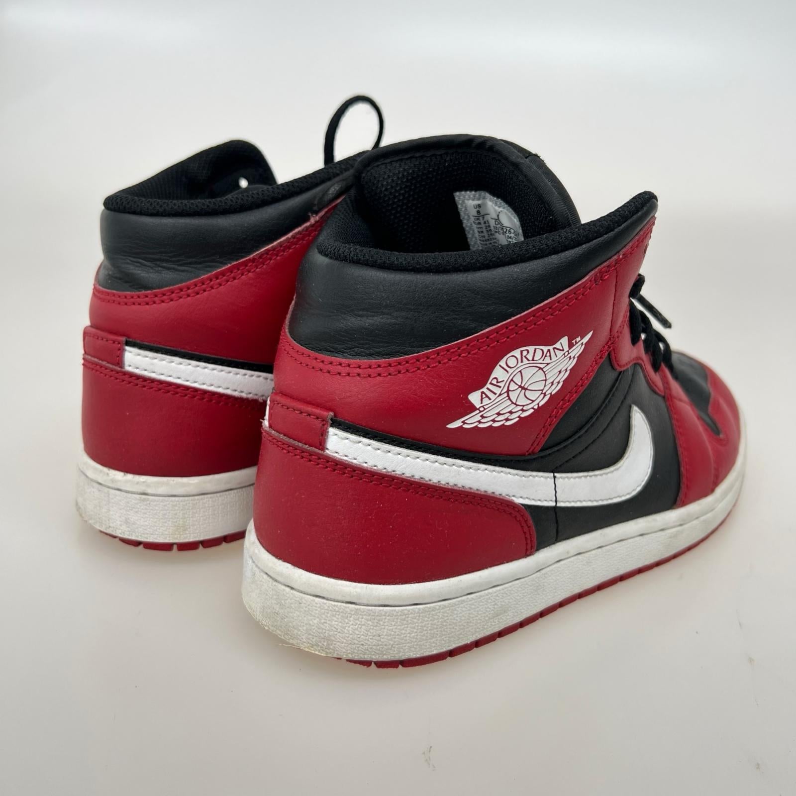 スニーカー Air Jordan 1 Mid Gym Red/Black 26.0 26cm (US8 UK7 1/2 EU42)