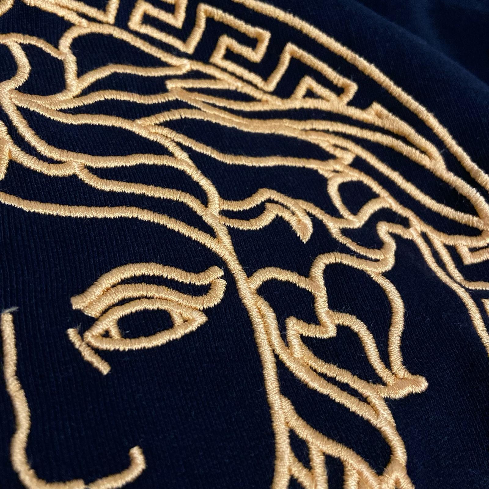VERSACE ﾒﾃﾞｭｰｻ ﾛｺﾞ ﾄﾚｰﾅｰ ｽｳｪｯﾄ 36
