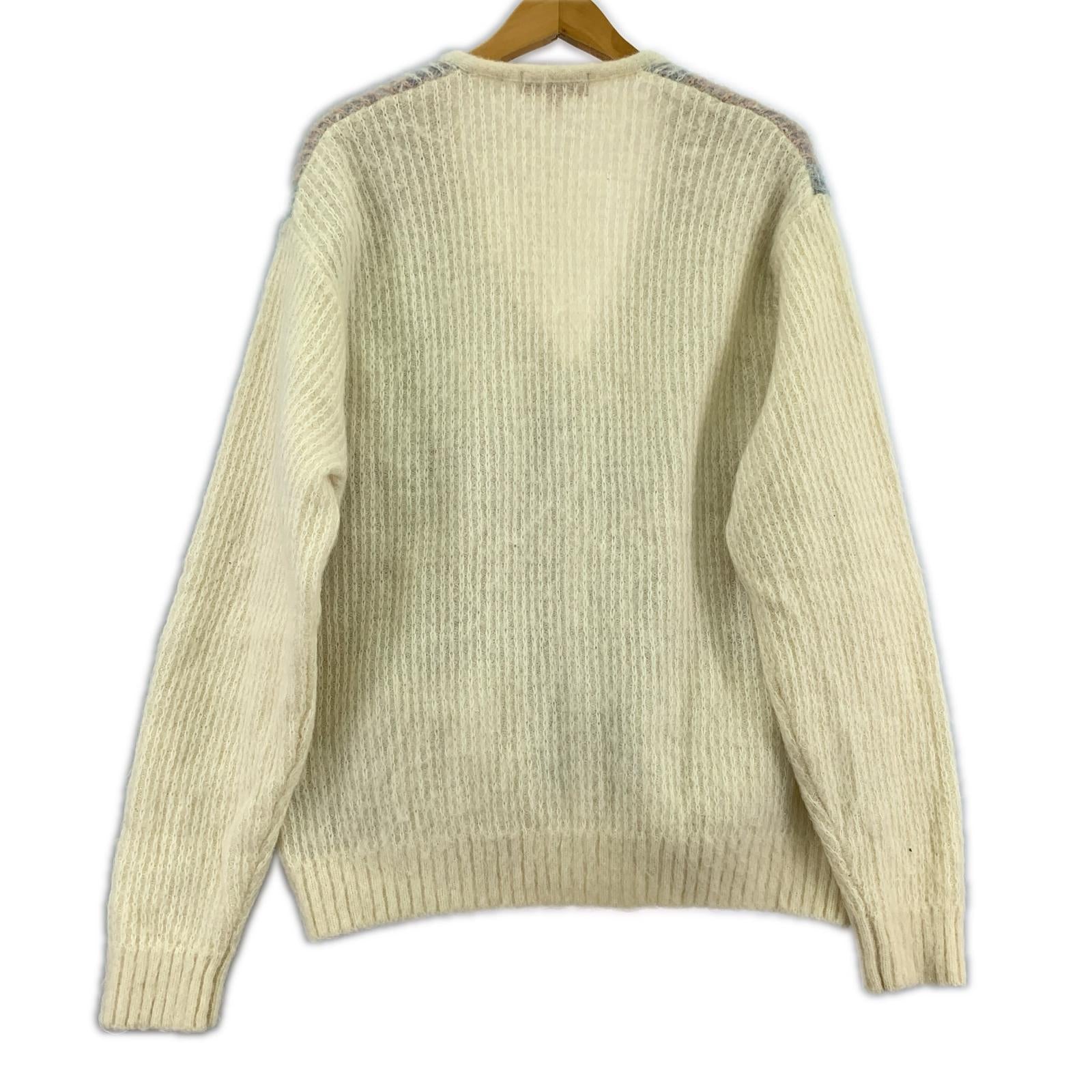 カーディガン 22ss Brushed Grid Cardigan (M) M マルチカラー