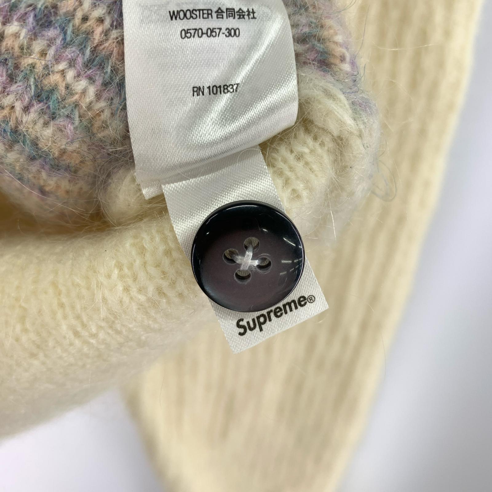 カーディガン 22ss Brushed Grid Cardigan (M) M マルチカラー