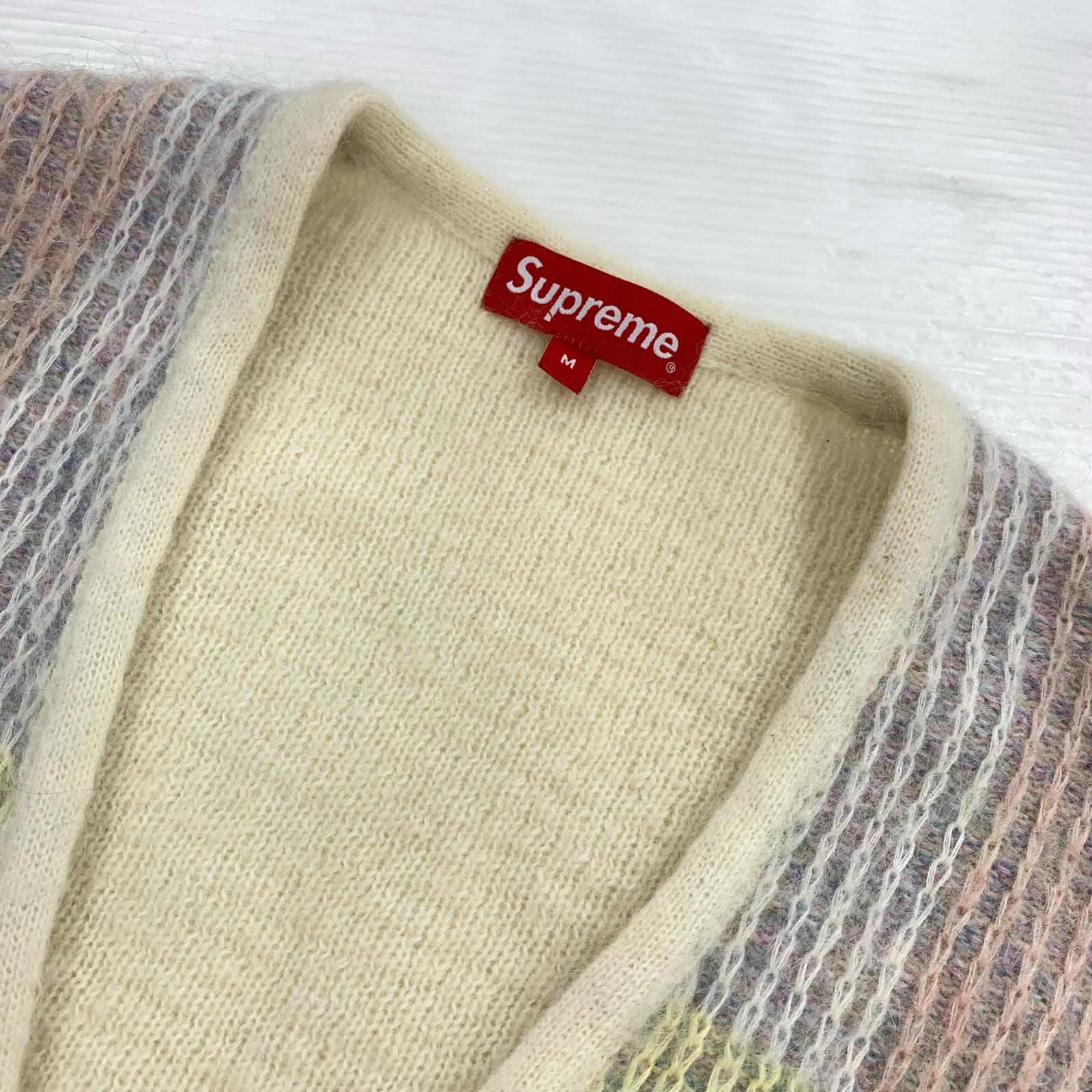 カーディガン 22ss Brushed Grid Cardigan (M) M マルチカラー