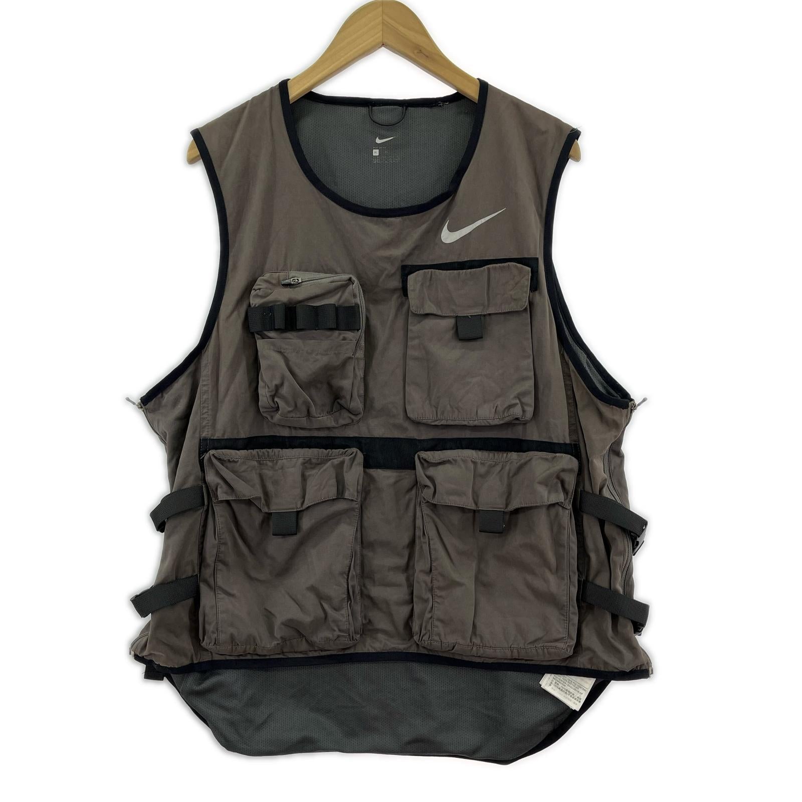 ジャケット NIKE READY VEST タクティカルベスト XL グレー グレー