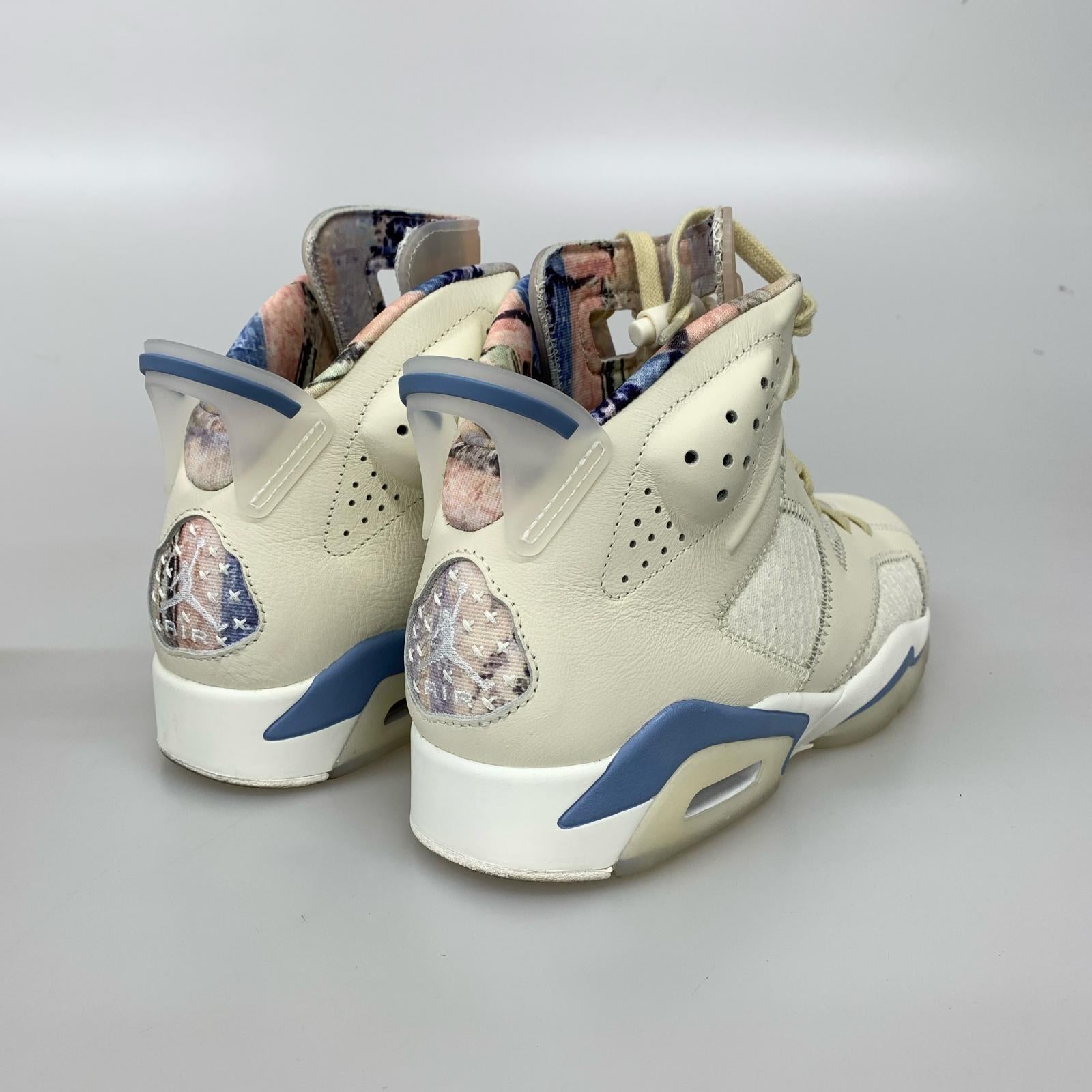 スニーカー NIKE AIR JORDAN 6 RETRO SE Sashiko 27.5 アイボリー 27.5cm (US9 1/2 UK9 EU45)