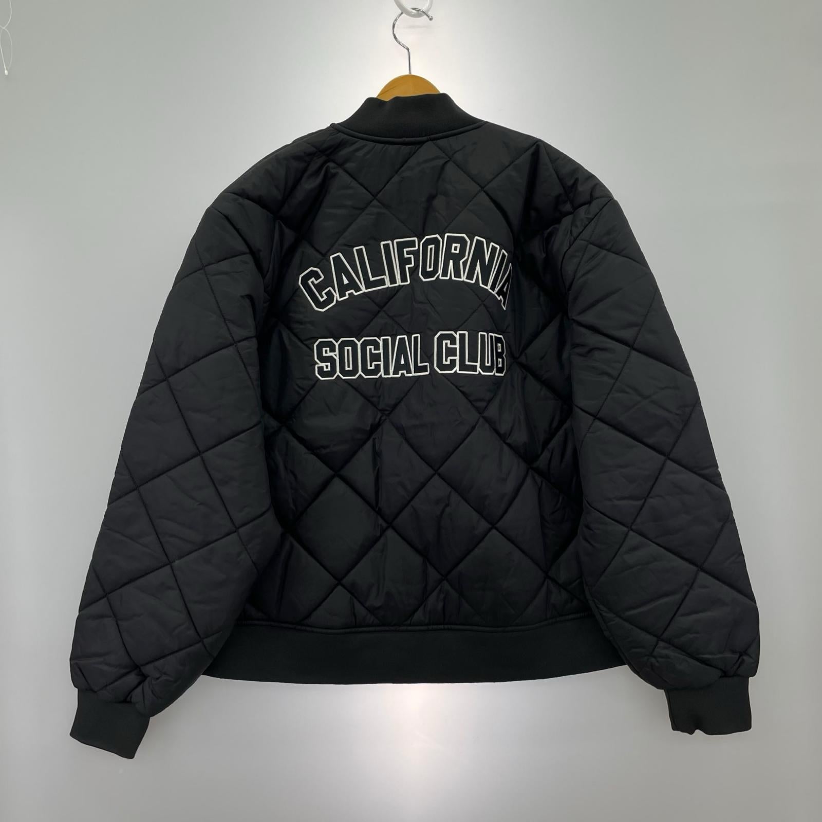ジャケット CSC別注 "LINKED"Embroidered Quited Jacket ブラック