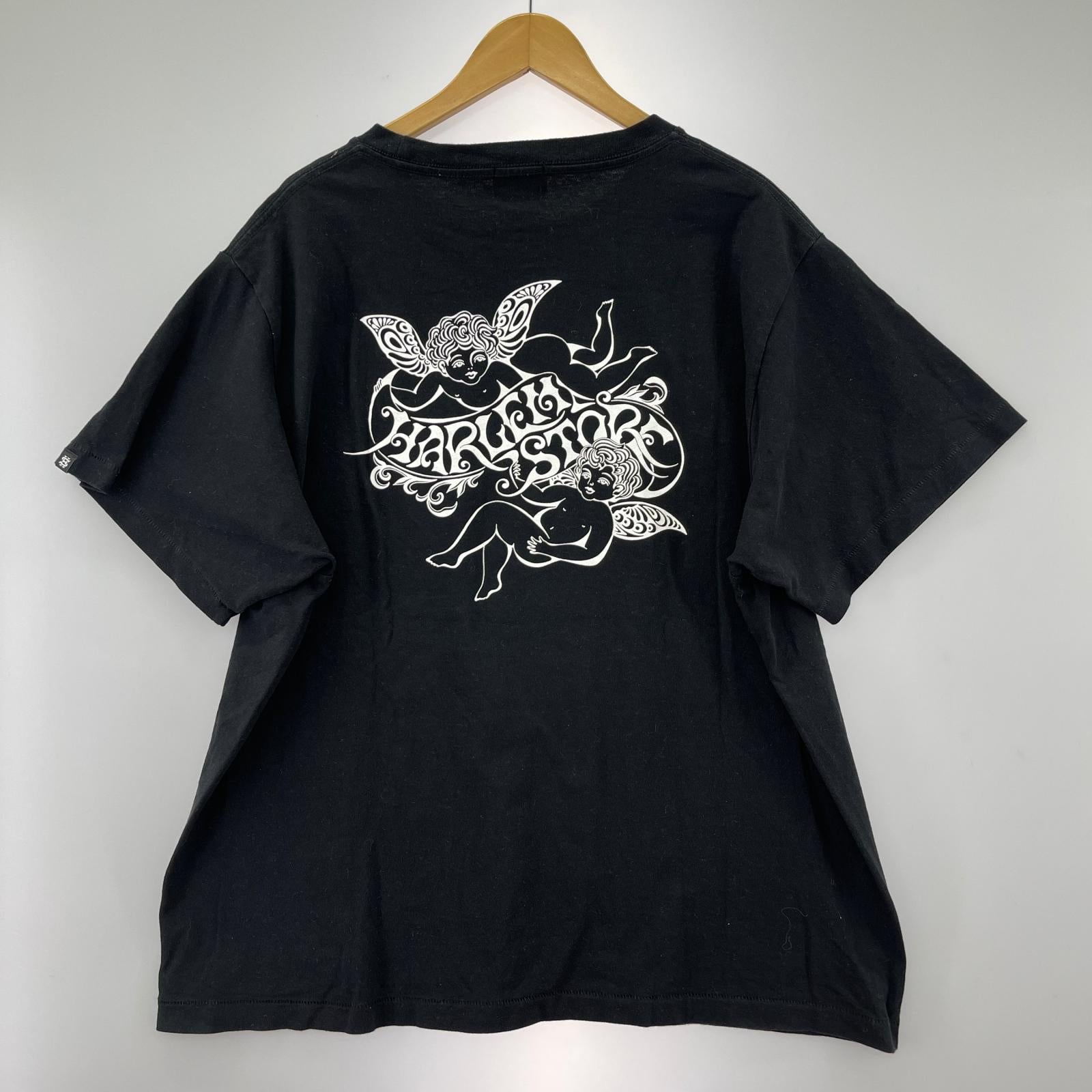 半袖Ｔシャツ tattoo studio yamada × HARLEM XL BLK ブラック