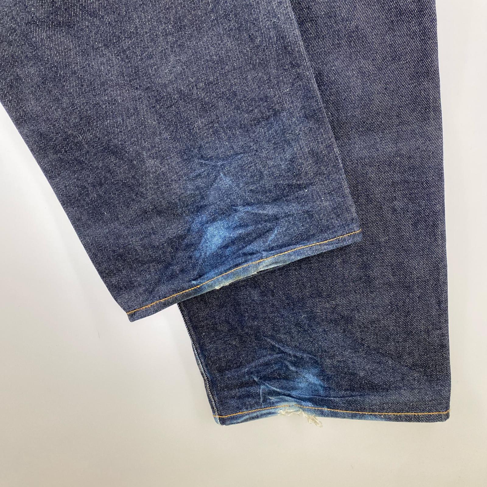 デニムパンツ 25FW Rigid Loose Fit Selvedge Jeans 38 38 ネイビー