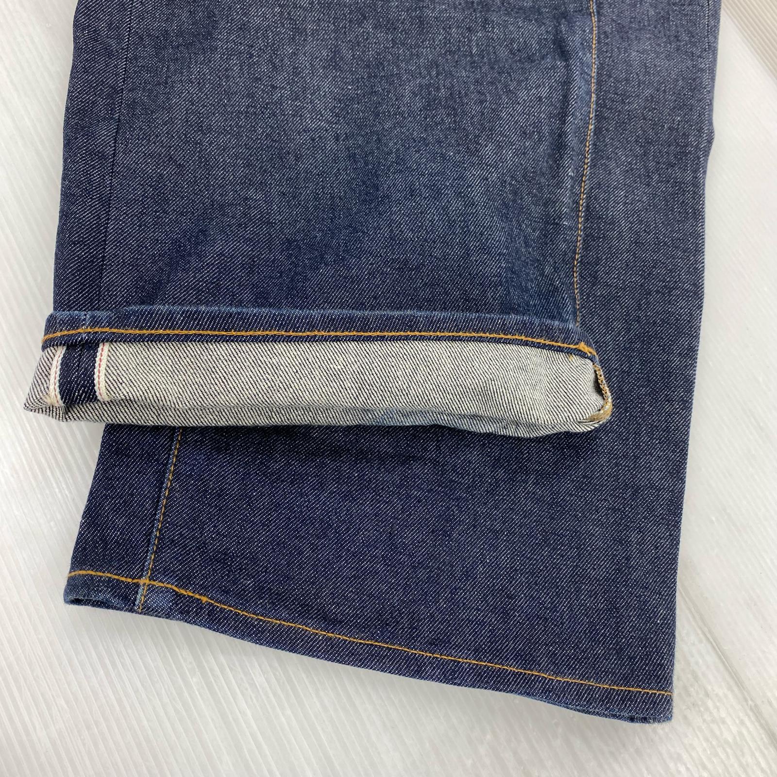 デニムパンツ 25FW Rigid Loose Fit Selvedge Jeans 38 38 ネイビー