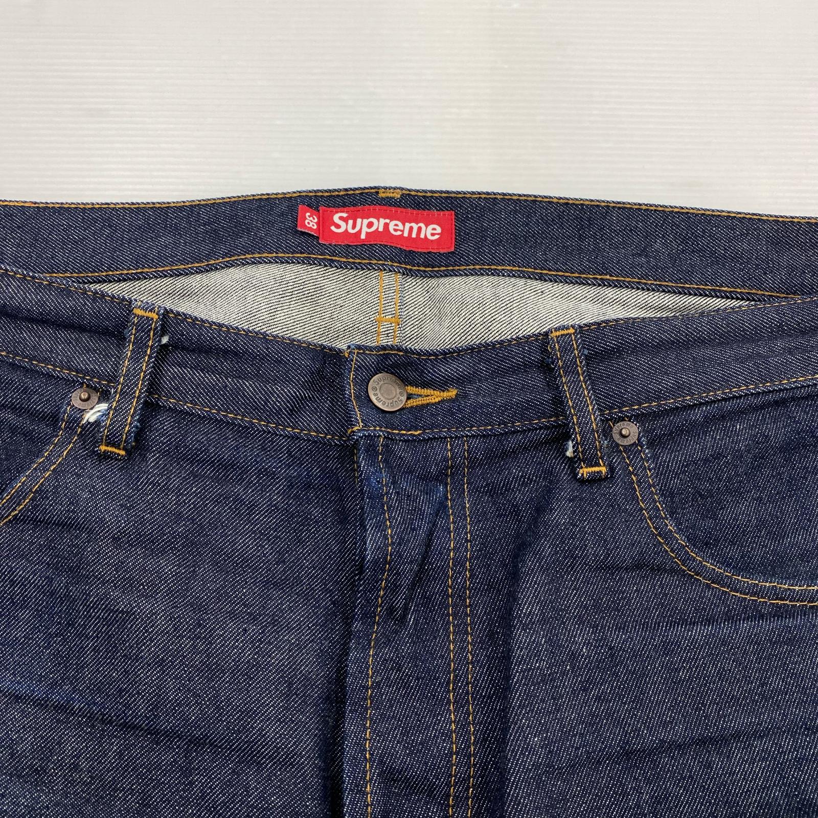 デニムパンツ 25FW Rigid Loose Fit Selvedge Jeans 38 38 ネイビー