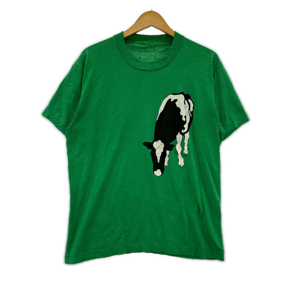 半袖Ｔシャツ 80s 牛 グリーン