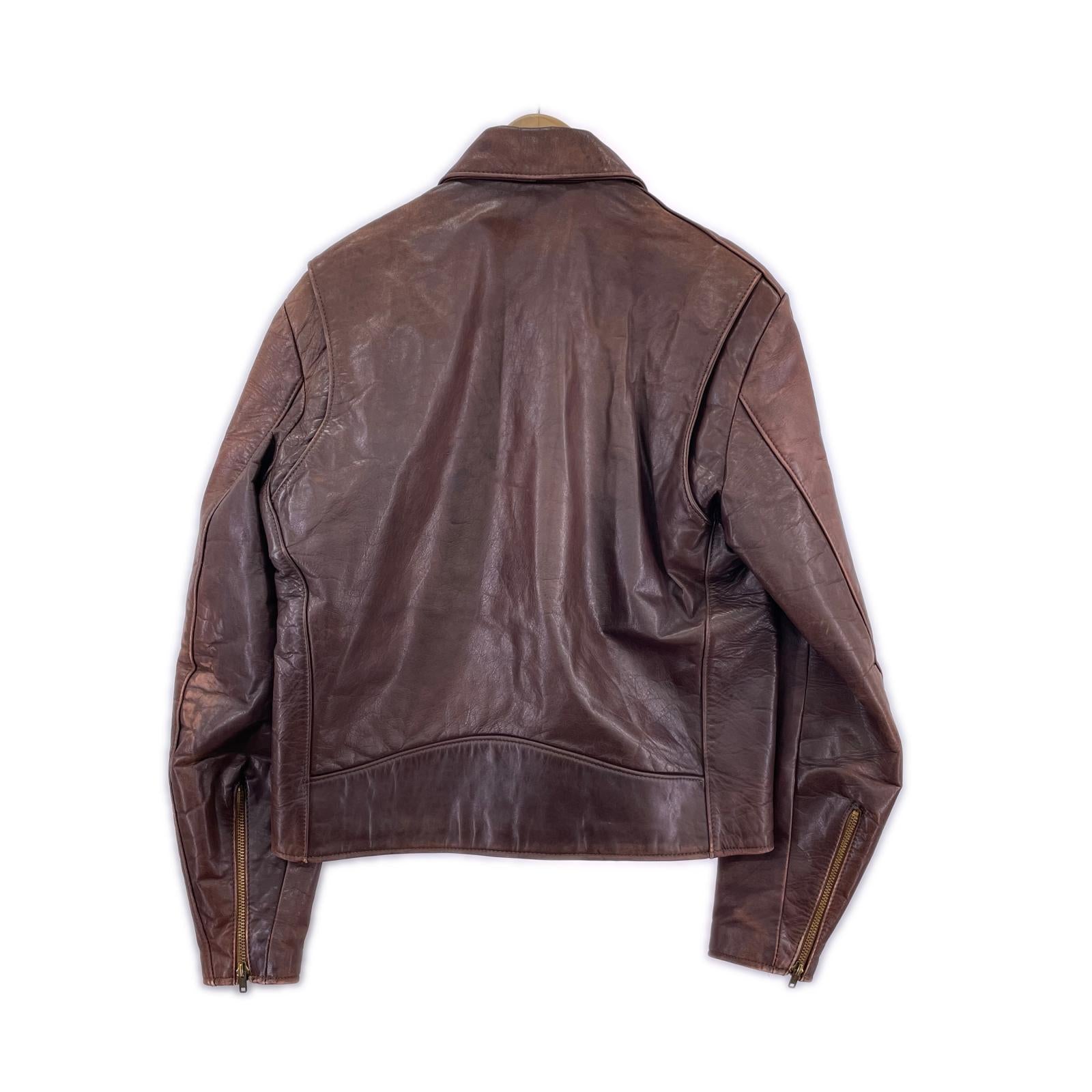 ジャケット 70s Walter Dyer Leather Jacket 40 40 ブラウン