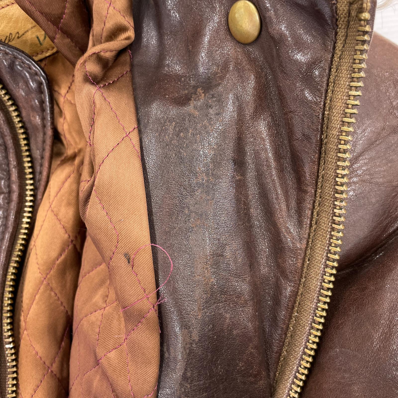 ジャケット 70s Walter Dyer Leather Jacket 40 40 ブラウン
