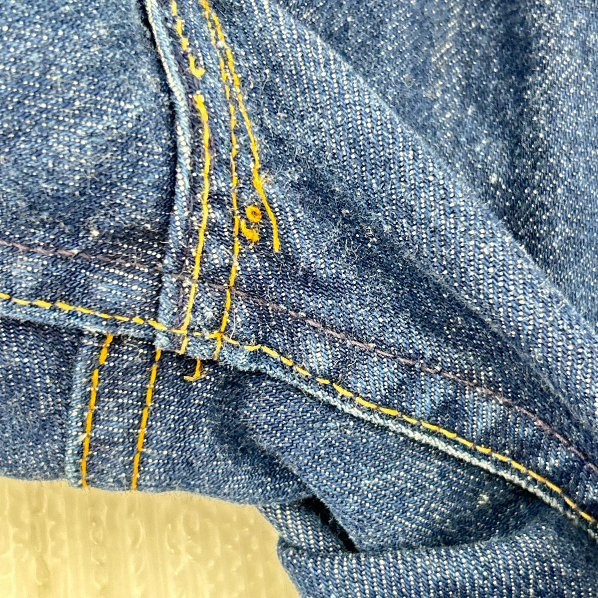 デニムパンツ Lot606 ボタン裏8 BIG E ネイビー