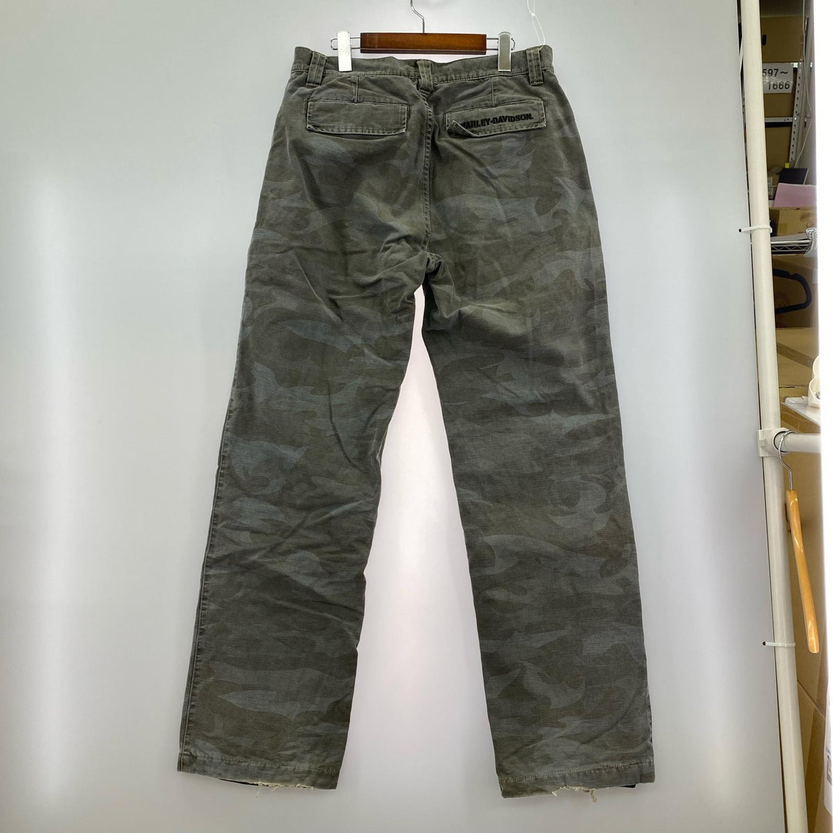 パンツ Harley-Davidson カーゴパンツ カモ柄 (W35) 34