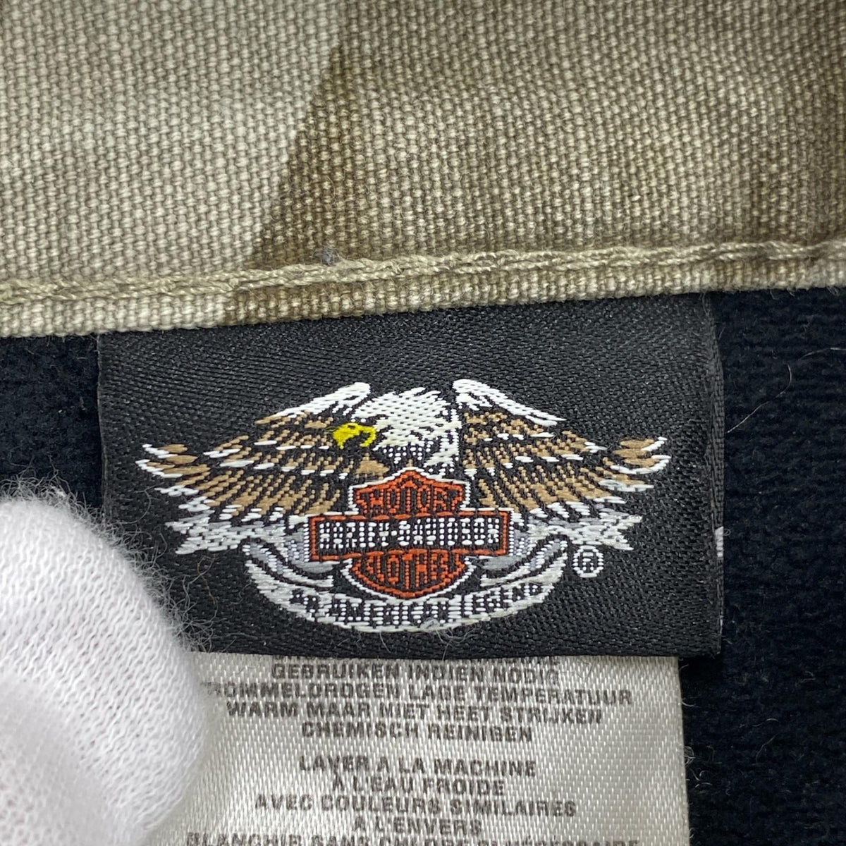 パンツ Harley-Davidson カーゴパンツ カモ柄 (W35) 34