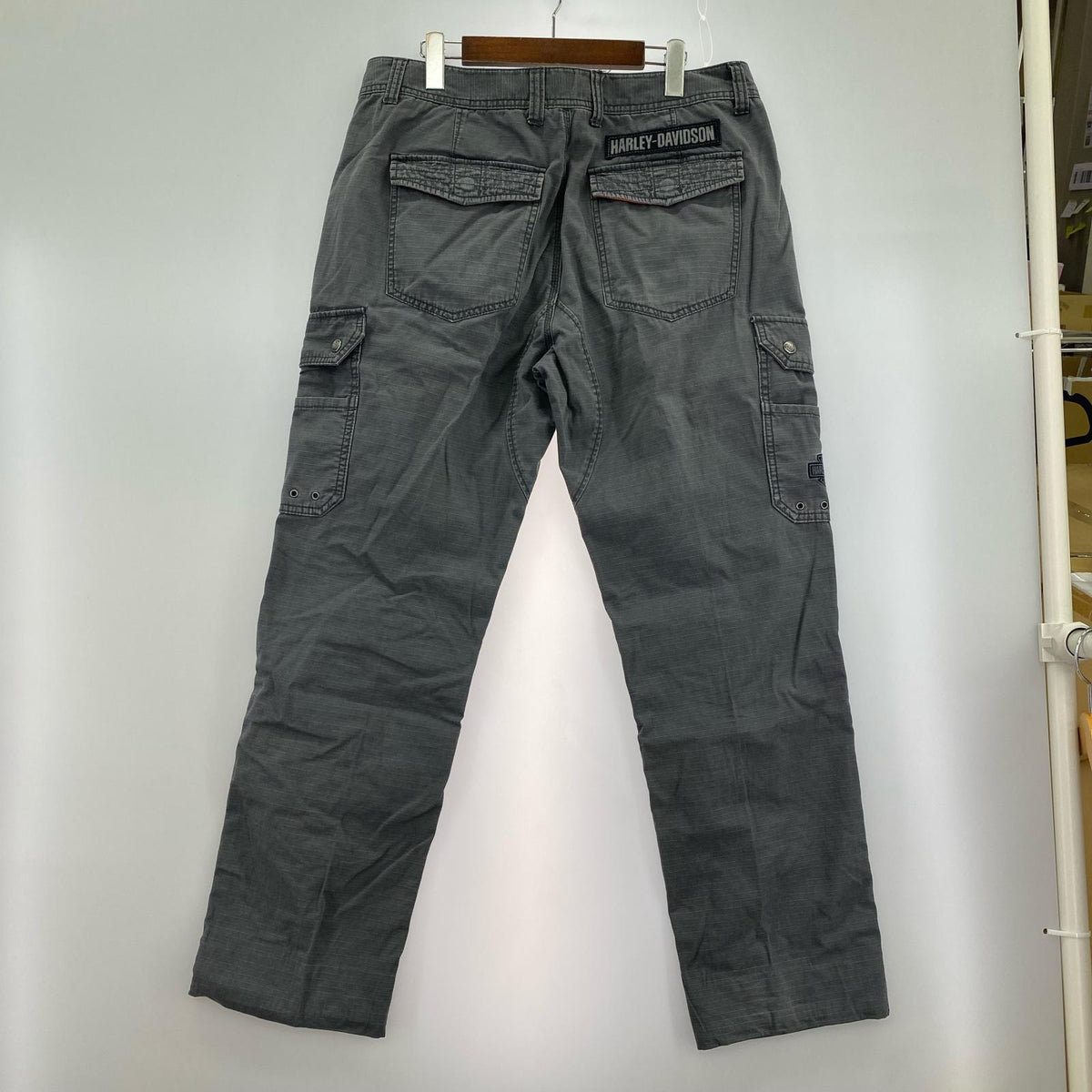 パンツ Harley-Davidson リップストップ カーゴパンツ グレー (W36) グレー