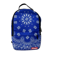 リュック・デイパック SPRAYGROUND 青 ペイズリー ブルー