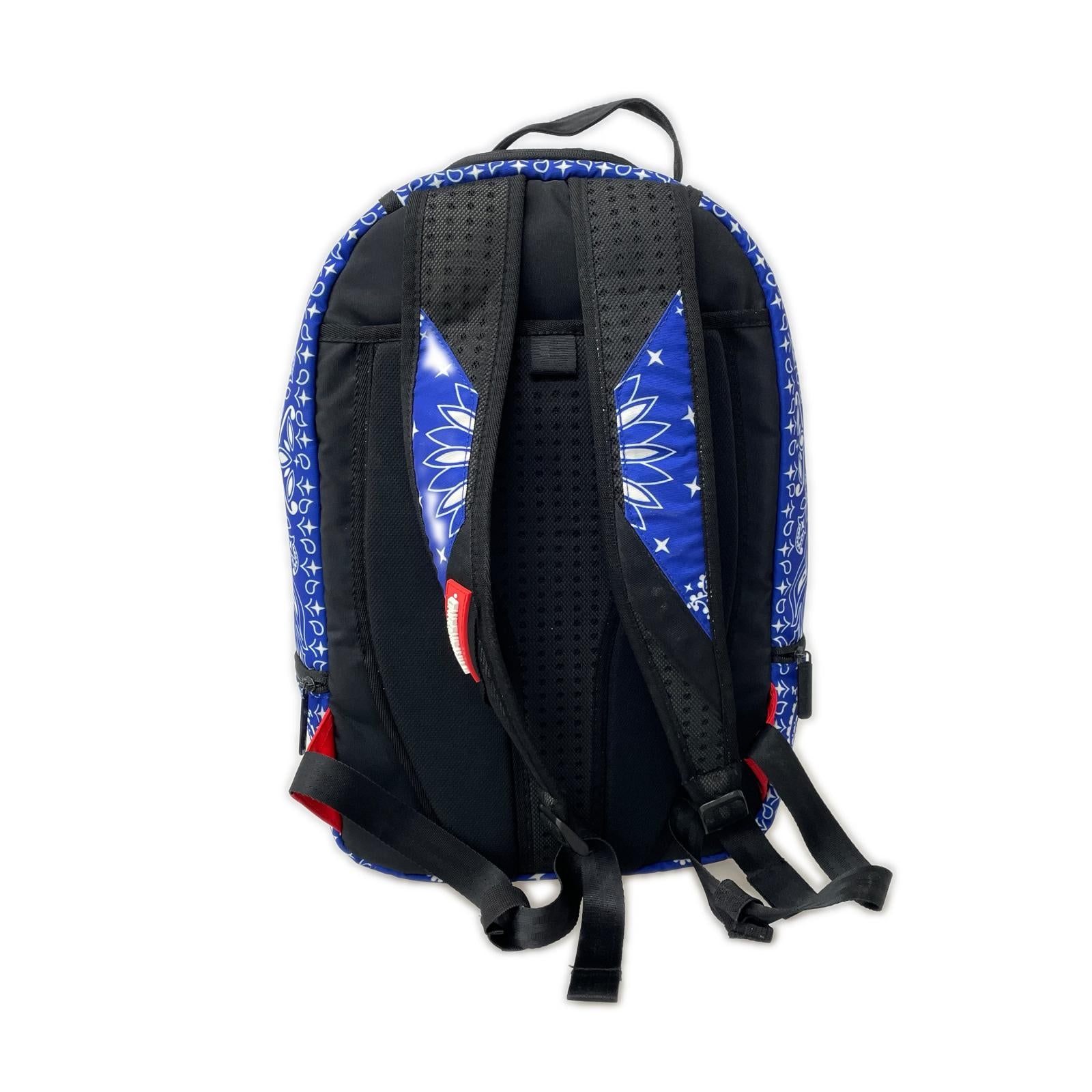 リュック・デイパック SPRAYGROUND 青 ペイズリー ブルー