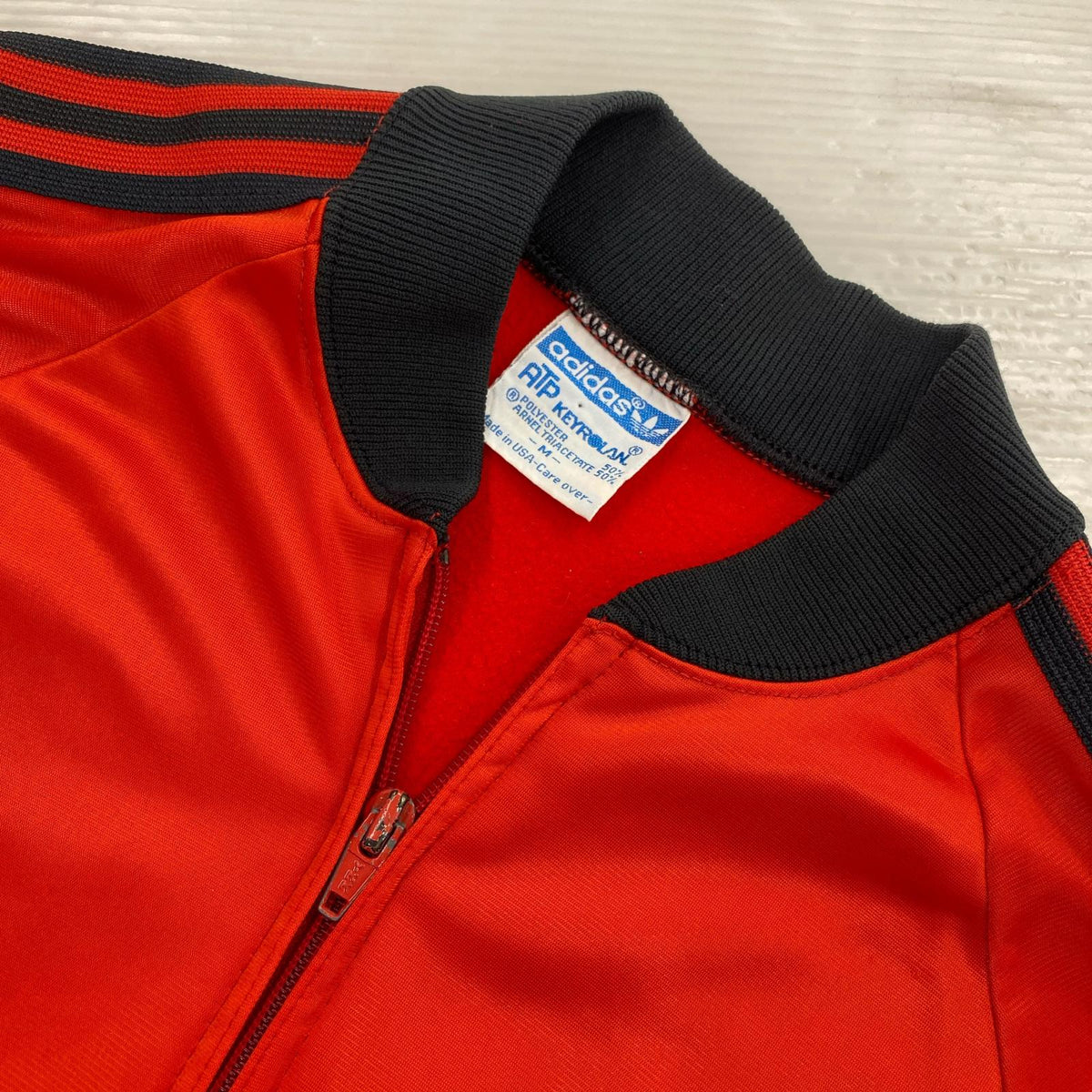 ジャケット adidas 70s~80s ATP トラックジャケット 赤 (M) M レッド