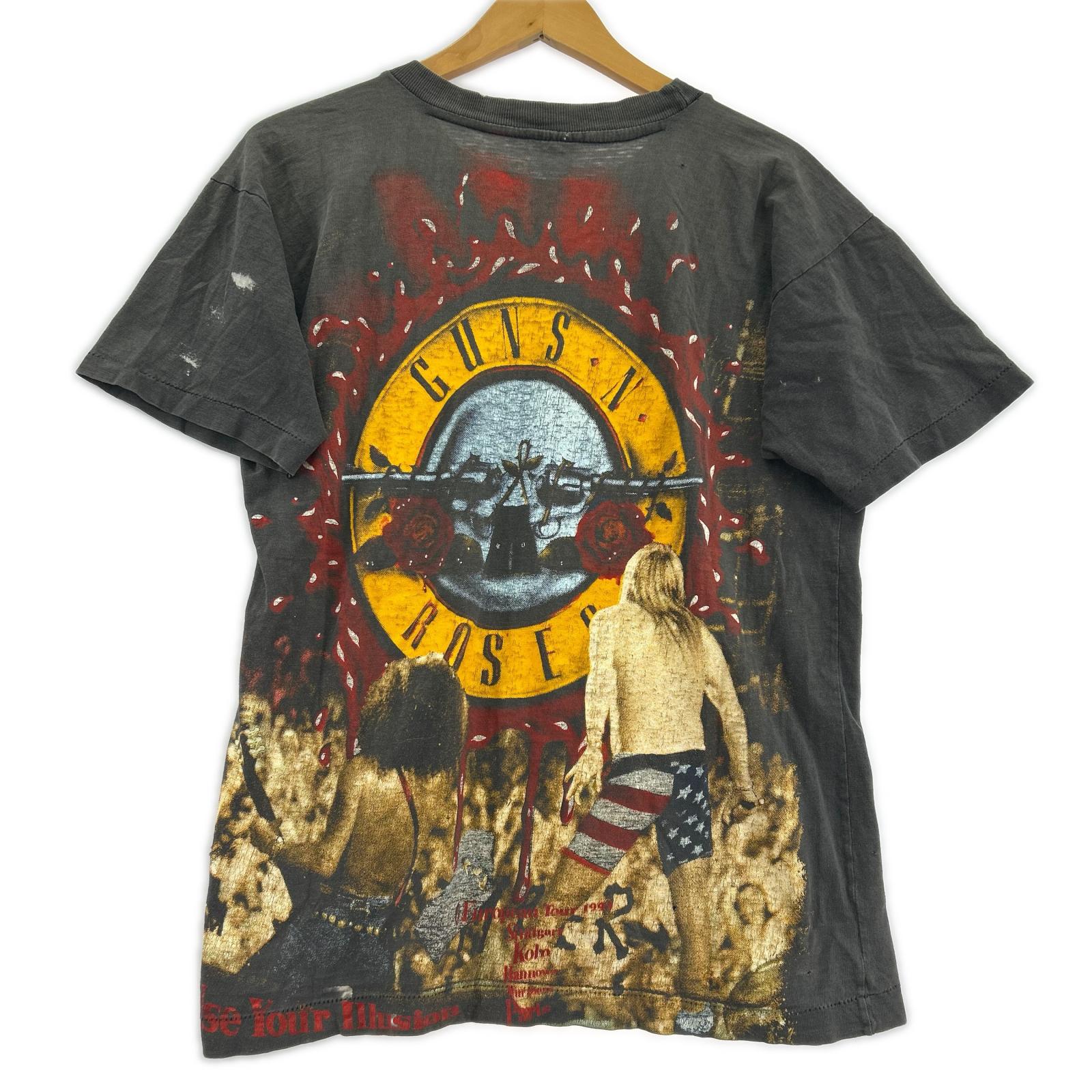 半袖Ｔシャツ ガンズ/黒系 M グレー