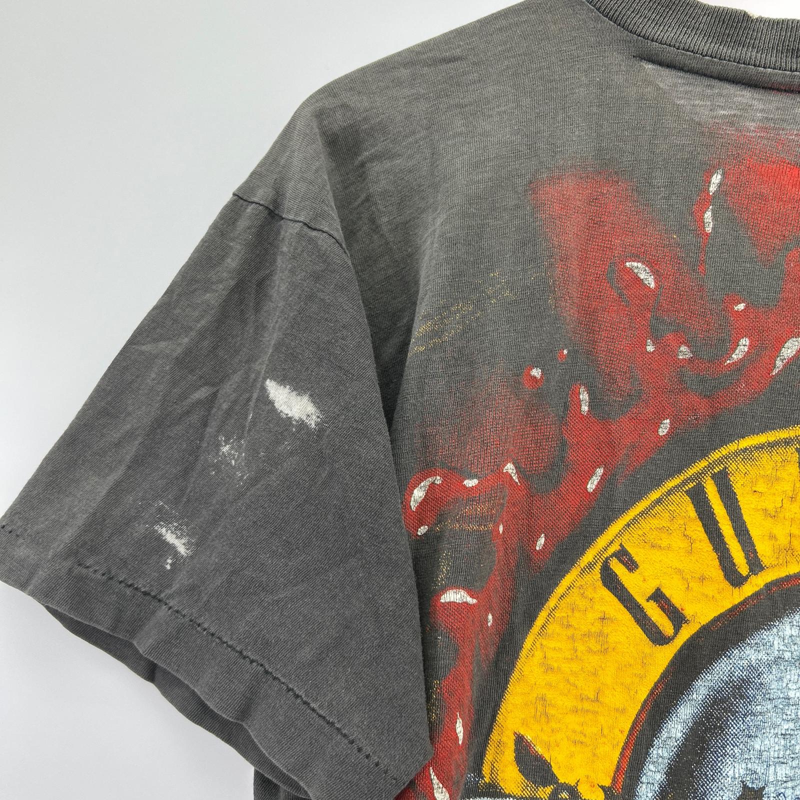 半袖Ｔシャツ ガンズ/黒系 M グレー