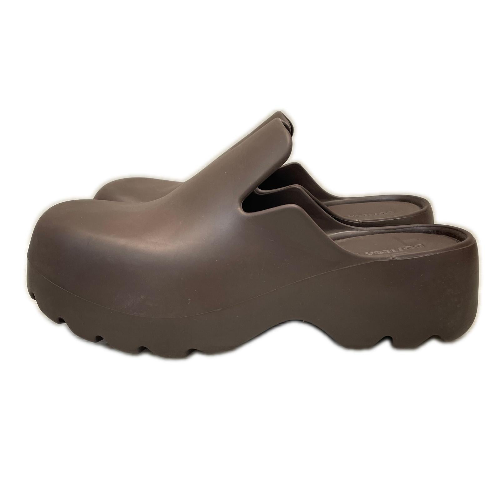Bottega Veneta FLASH SLIPPER 42 ブラウン 26cm (US8 UK7 1/2 EU42)