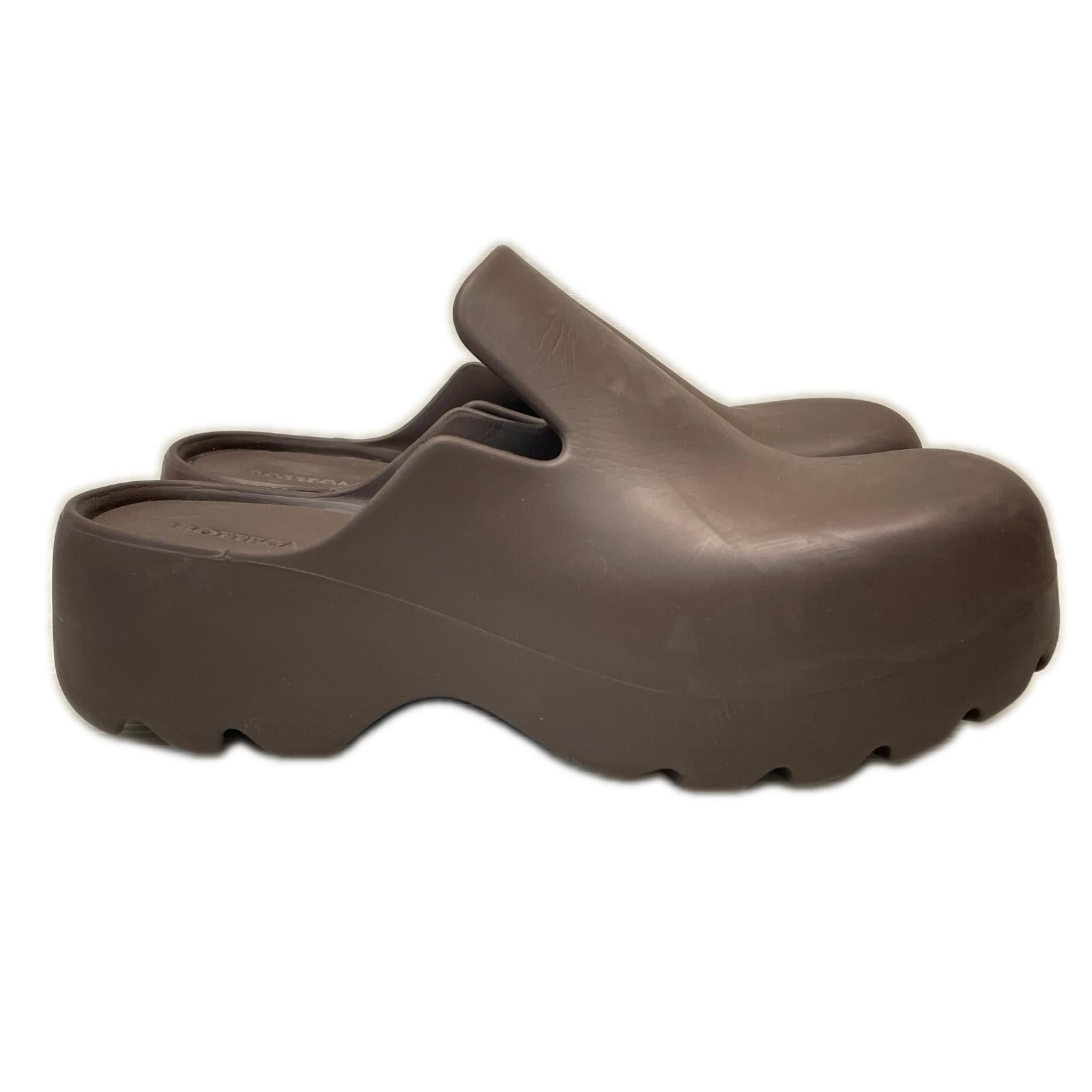 Bottega Veneta FLASH SLIPPER 42 ブラウン 26cm (US8 UK7 1/2 EU42)