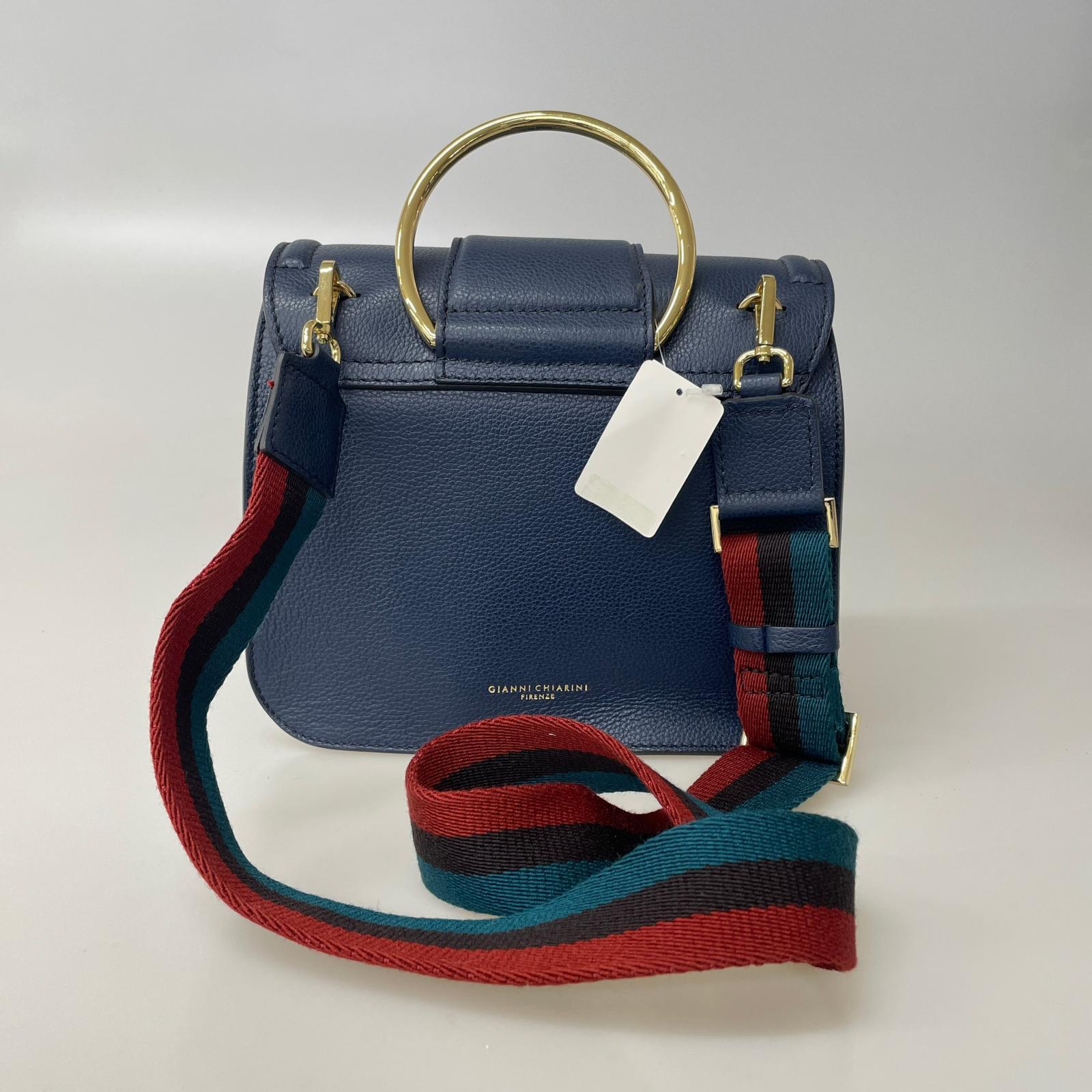 ショルダーバッグ GIANNI CHIARINI ショルダーバッグ ネイビー
