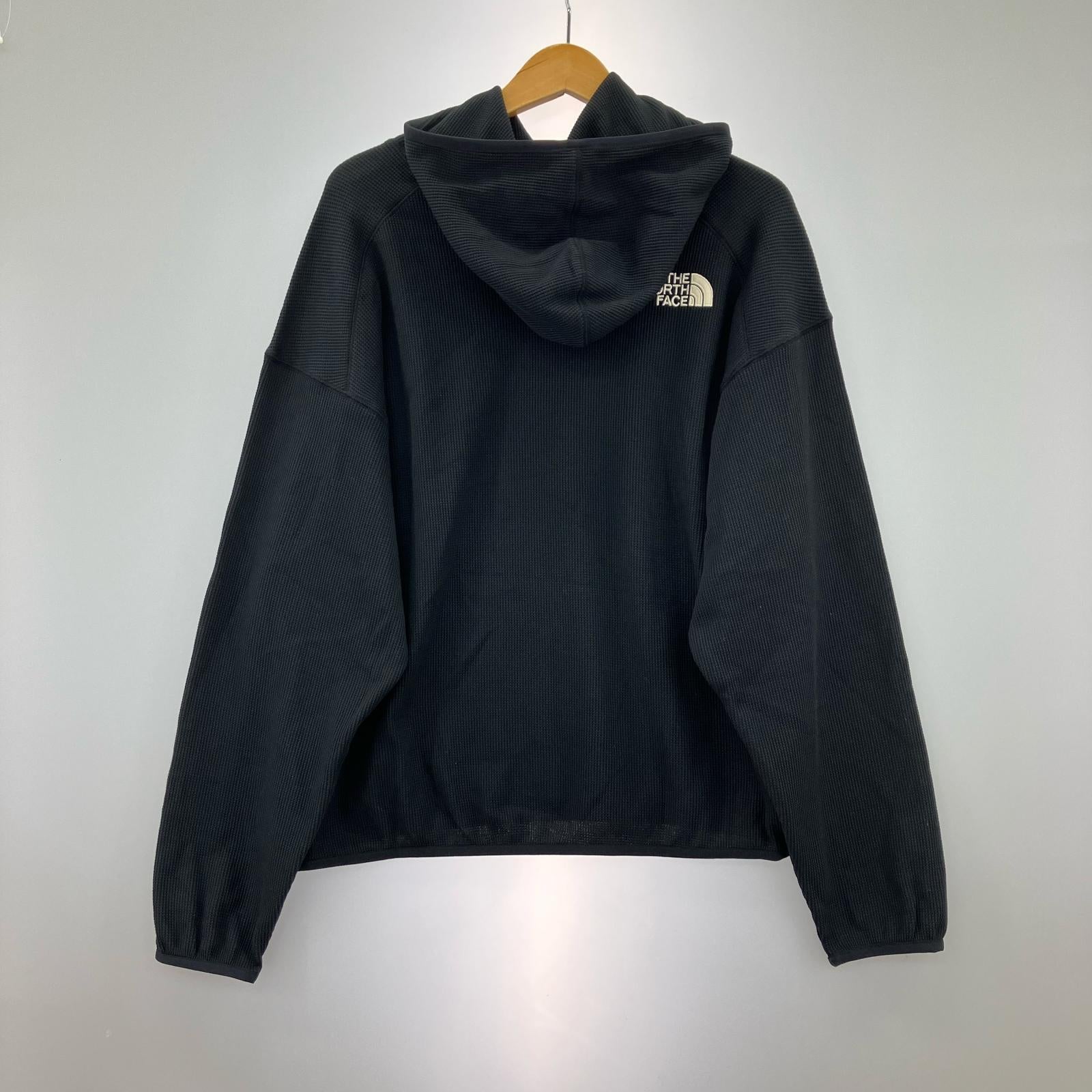 パーカー THE NORTH FACE WHITELABEL WAFFLE HOOD PULLOVER M ブラック M ブラック