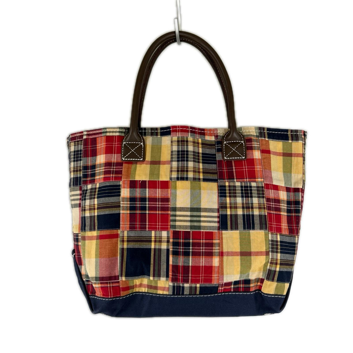 その他バッグ L.L.Bean ﾁｪｯｸ柄 ﾚｻﾞｰﾊﾝﾄﾞﾙ ﾄｰﾄﾊﾞｯｸﾞ