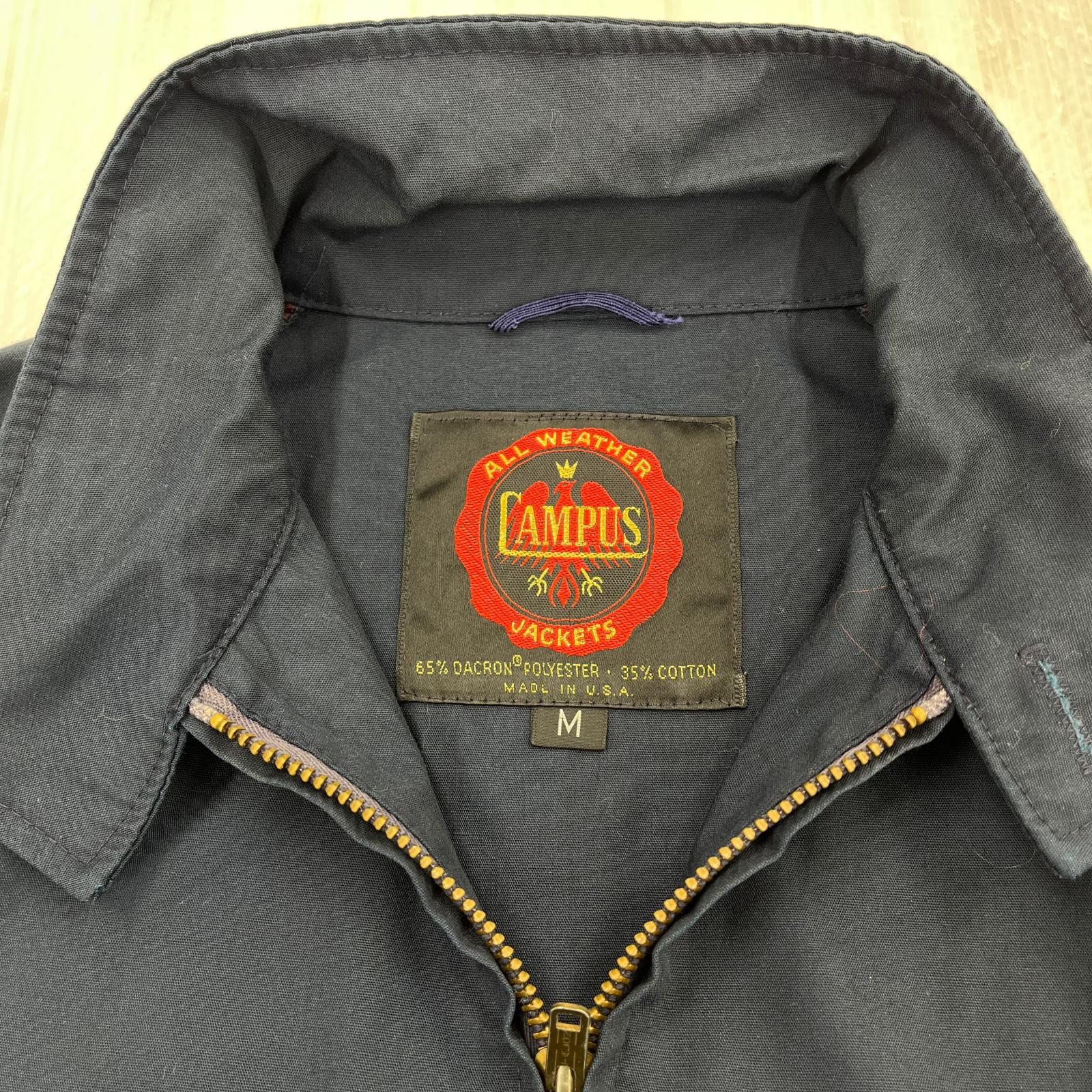 ブルゾン CAMPUS　スイングトップ　M M ネイビー