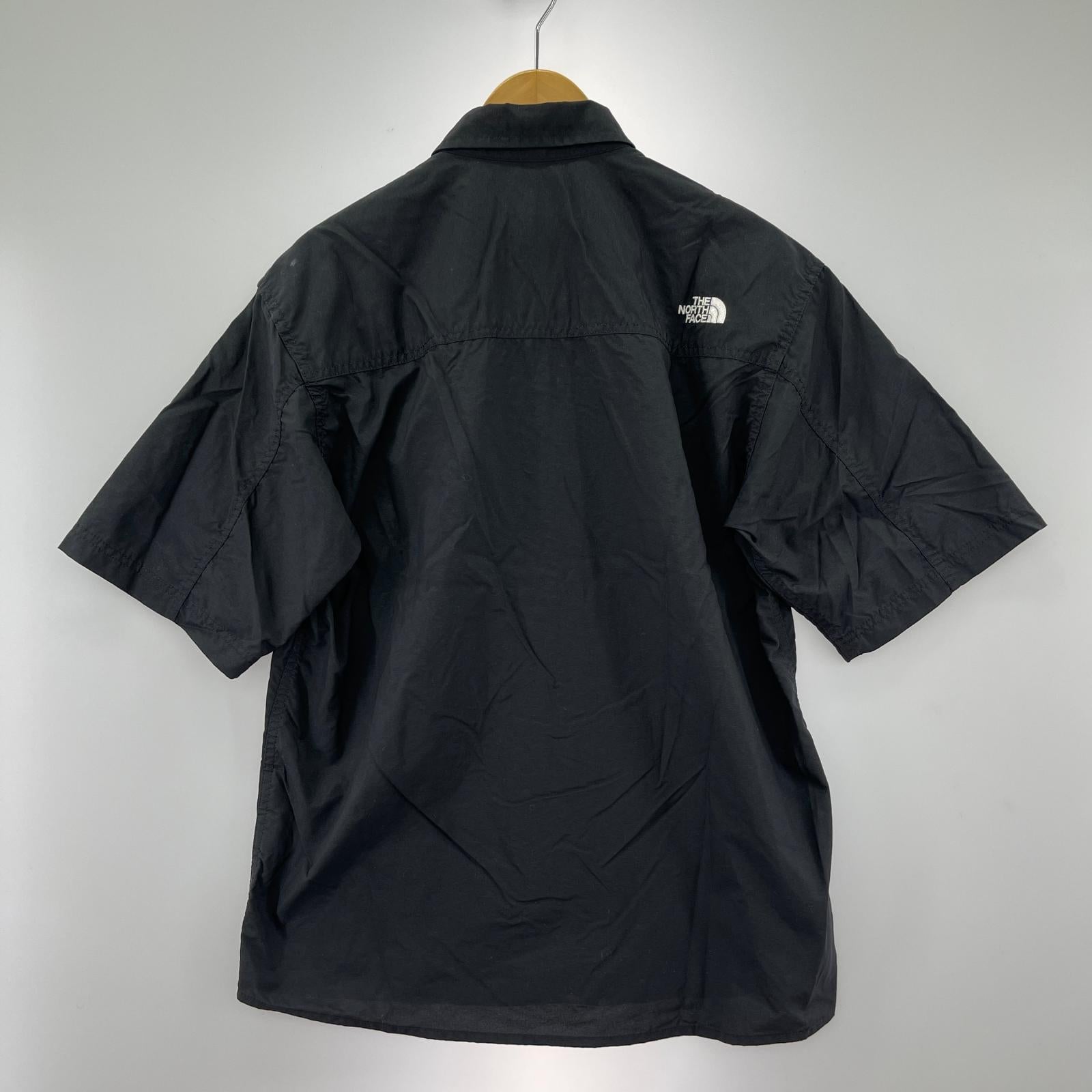 半袖シャツ S/S Nuptse Shirt 黒 (M) M ブラック