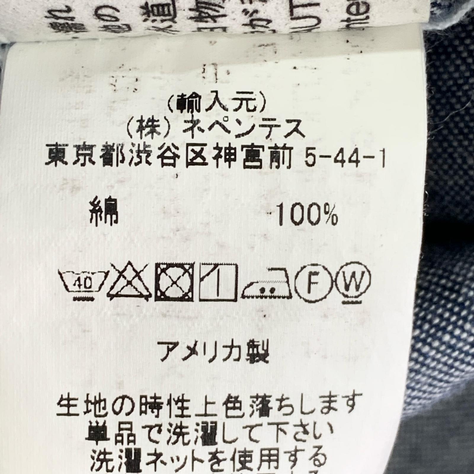 デニムジャケット M43/2 SHIRT JACKET (S) S ネイビー