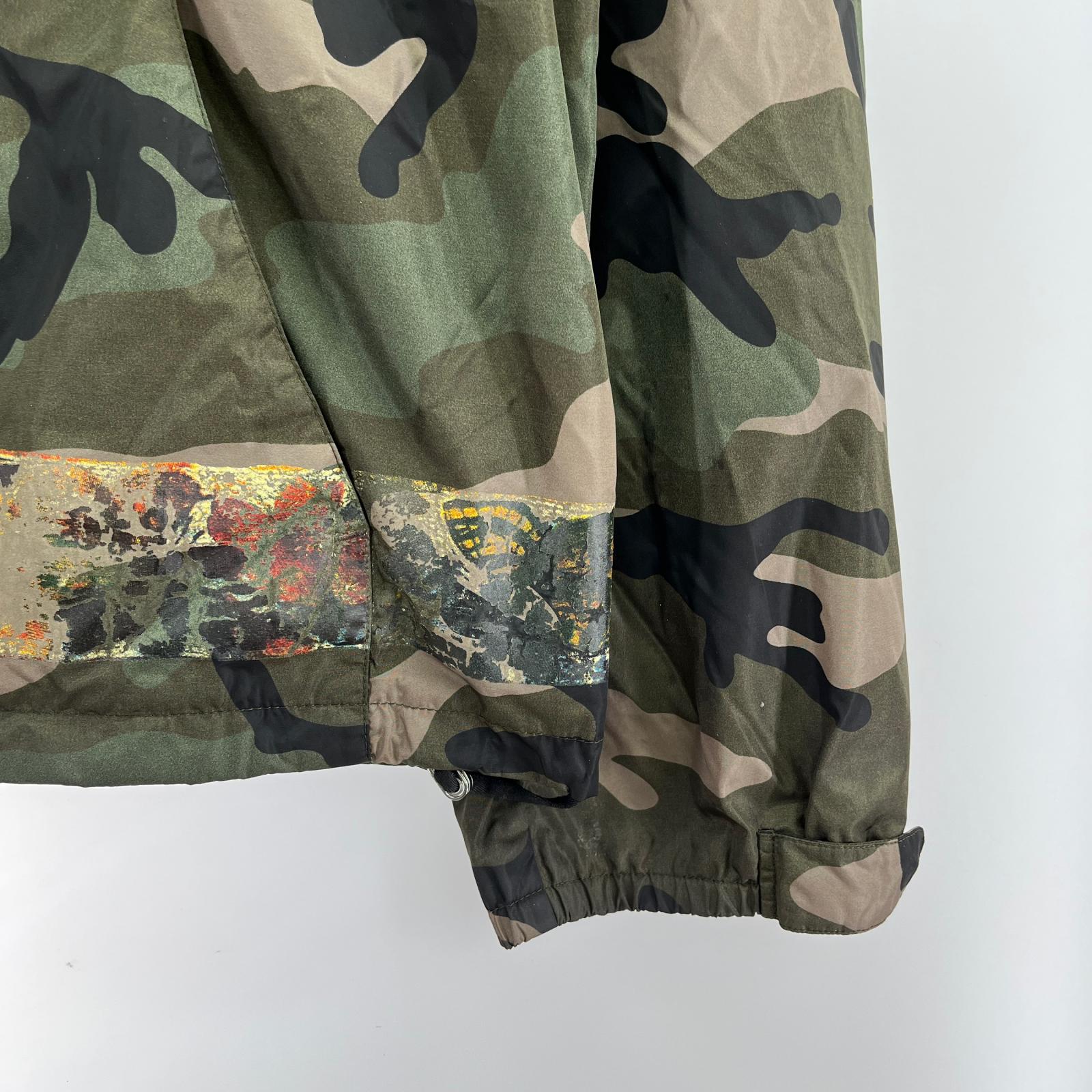 ジャケット カモ ナイロン Wジップ 48