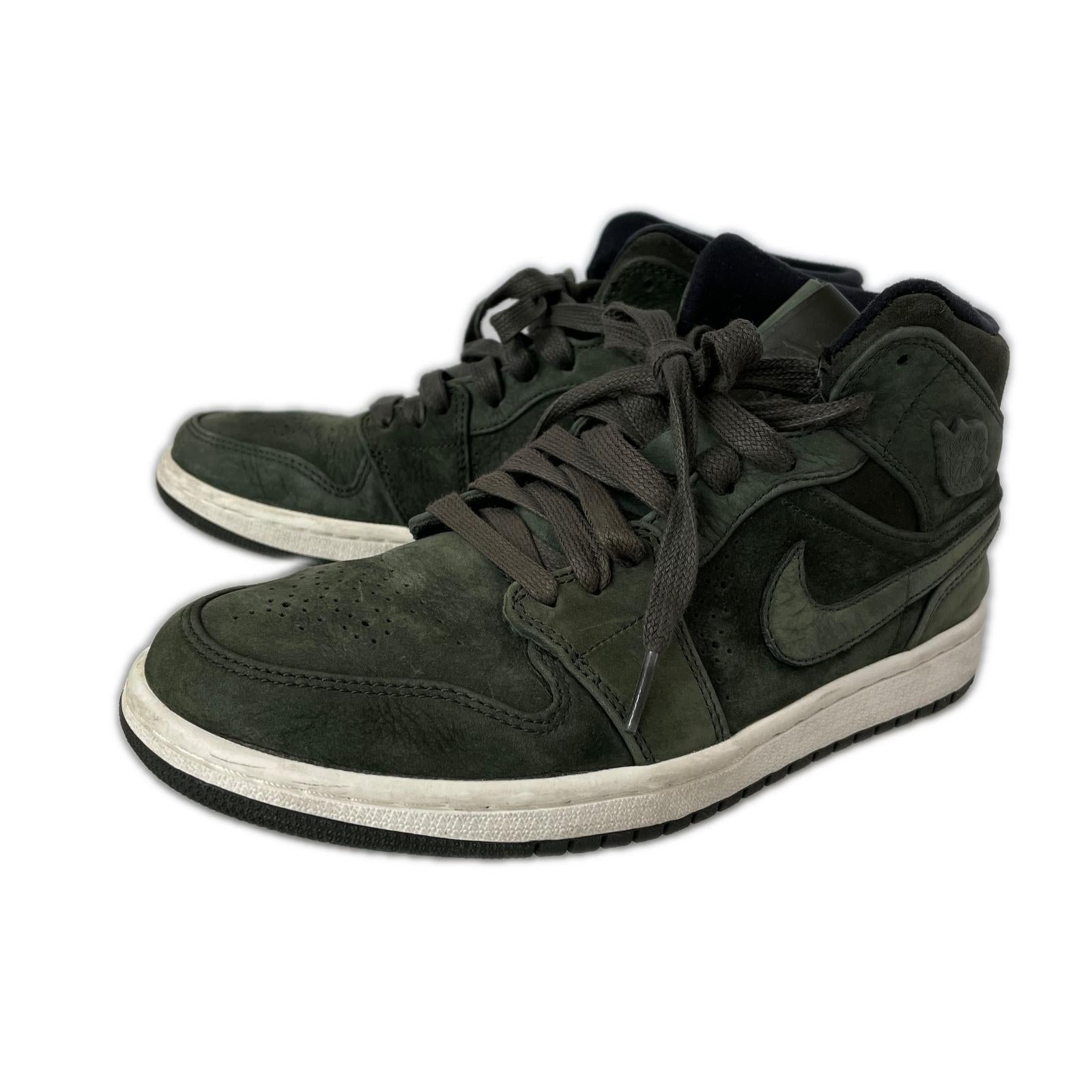スニーカー AIR JORDAN 1 MID NOUVEAU 26.0cm 26cm (US8 UK7 1/2 EU42) グリーン