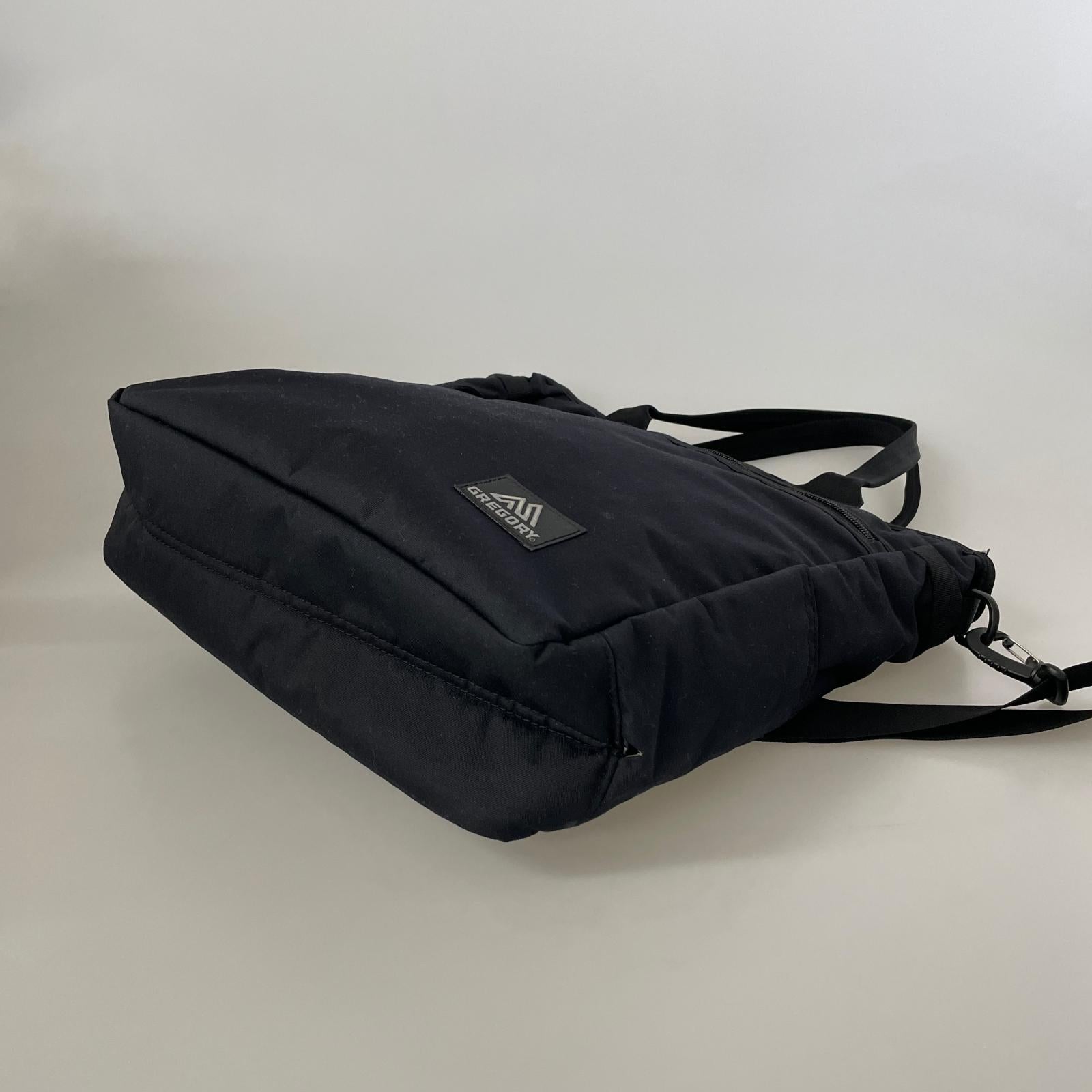 ショルダーバッグ 2WAY　ナイロントートバッグ BLK ブラック