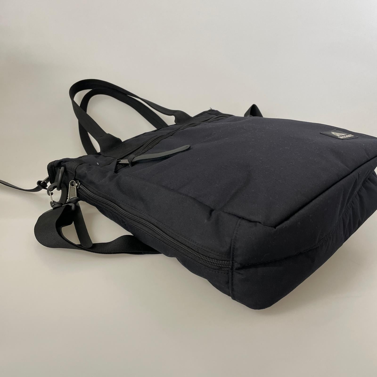 ショルダーバッグ 2WAY　ナイロントートバッグ BLK ブラック