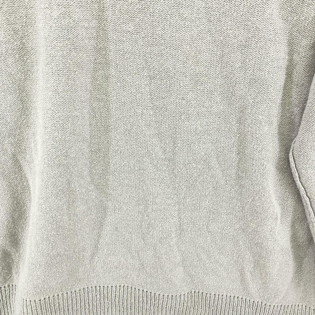 ニット OLD ハーフジップ M M グレー