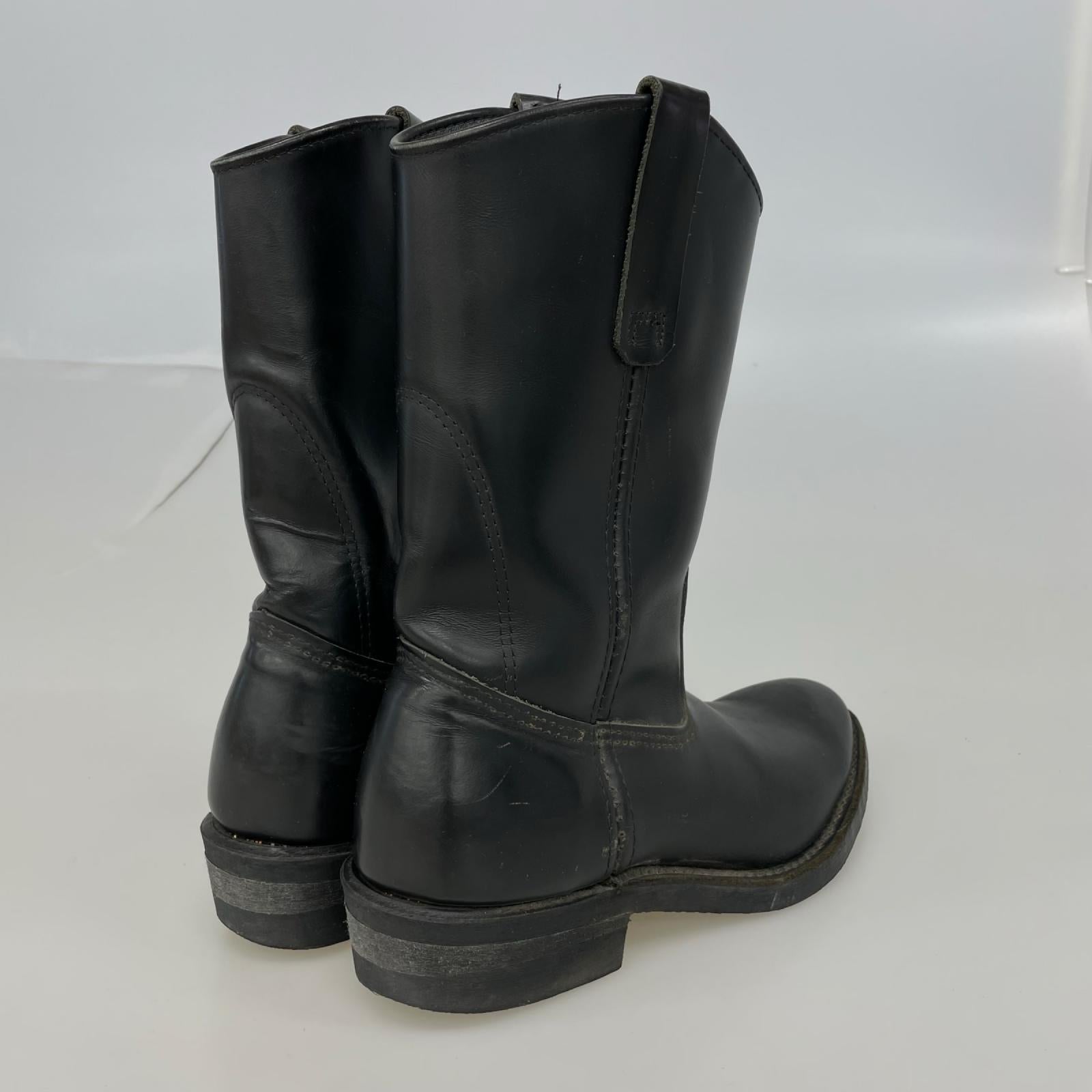 ブーツ ペコスブーツ レザー ブラック (US7 1/2) 25.5cm (US7 1/2 UK7 EU41) ブラック