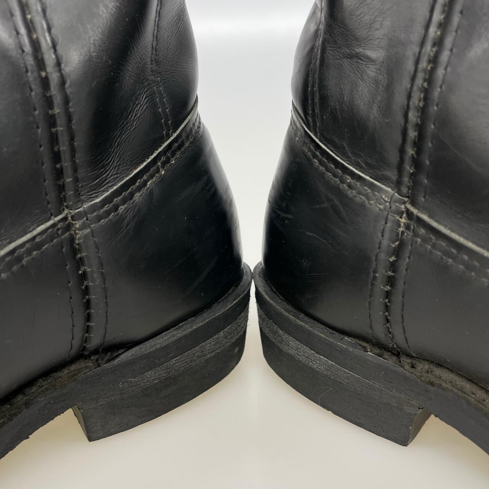 ブーツ ペコスブーツ レザー ブラック (US7 1/2) 25.5cm (US7 1/2 UK7 EU41) ブラック