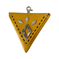 コインケース Metal triangle coin case イエロー