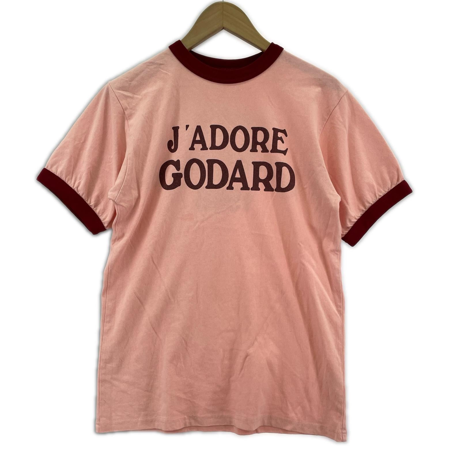 半袖Ｔシャツ Godard Haberdashery 26SS Jadore Godard Tee リンガーTee S ピンク